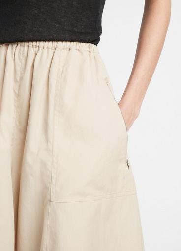 Cotton Zip-Pocket Utility Skirt image number 1