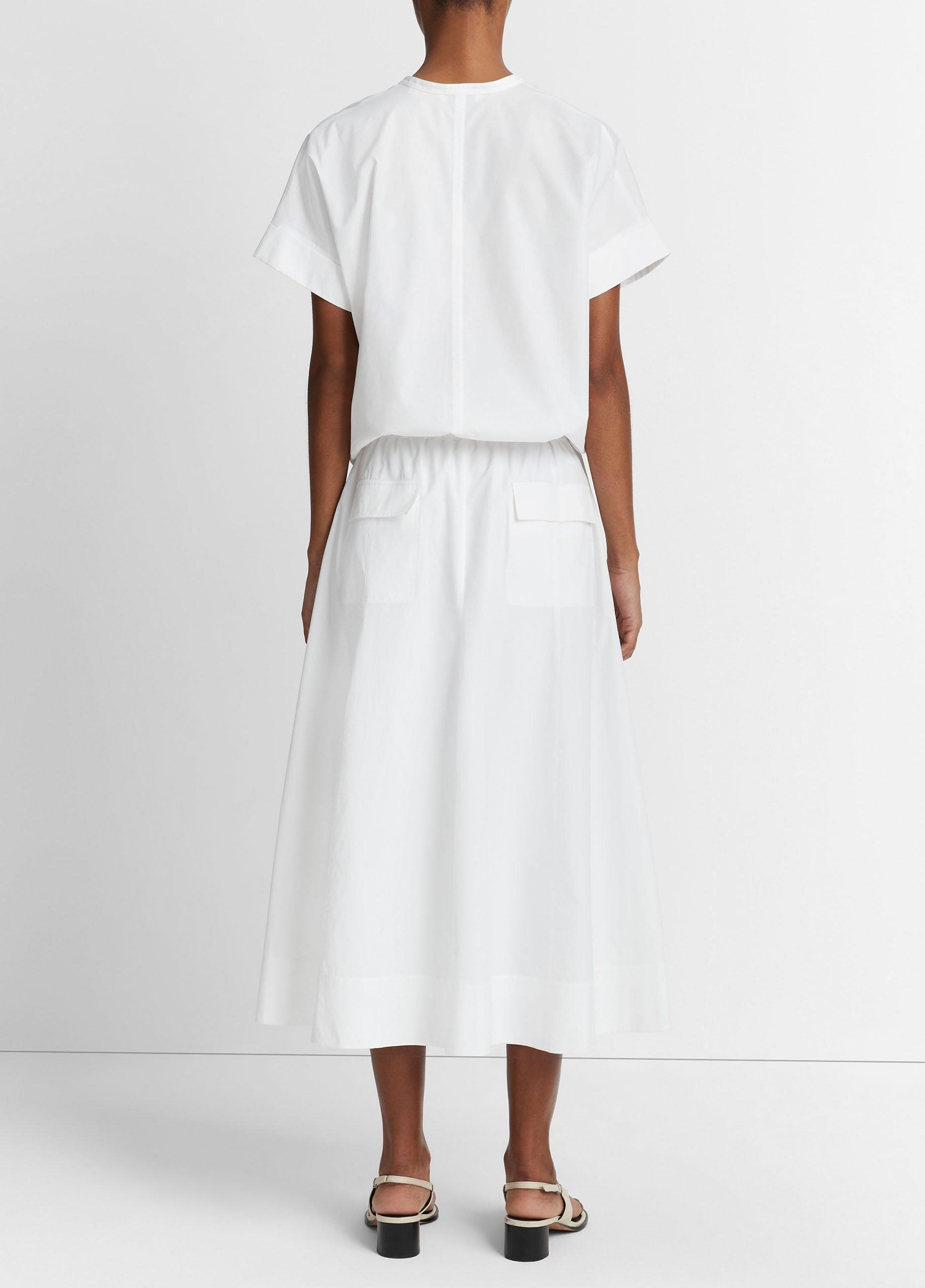 Utility zip skirt top