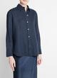 Linen Easy Button-Front Shirt image number 2