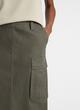 Cotton Low-Rise Utility Cargo Skirt image number 1