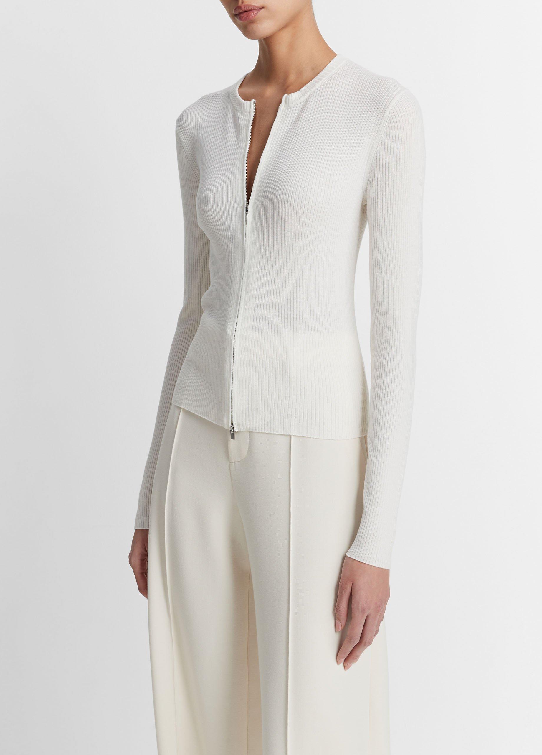 Vince skinny rib cardigan clearance