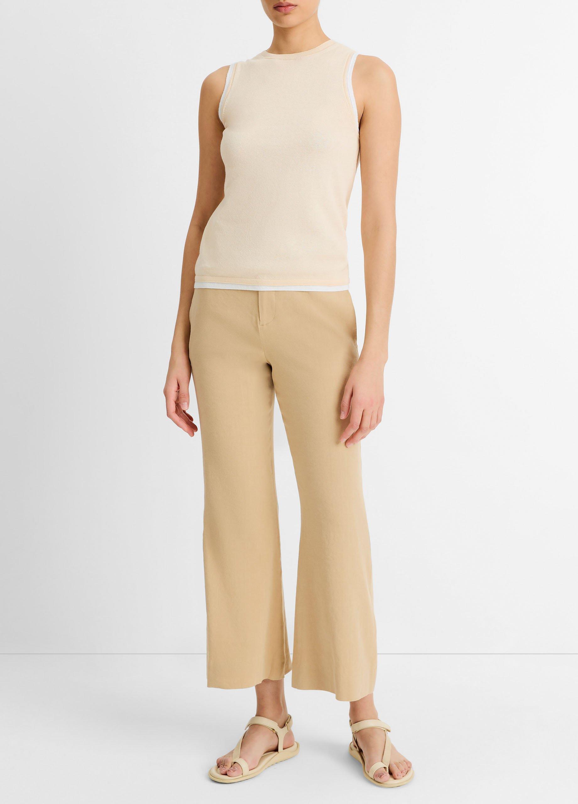 Double-Layer Knit Shell in Tank Tops | Vince