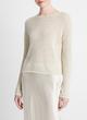 Italian Linen Drop-Shoulder Pullover Sweater image number 2