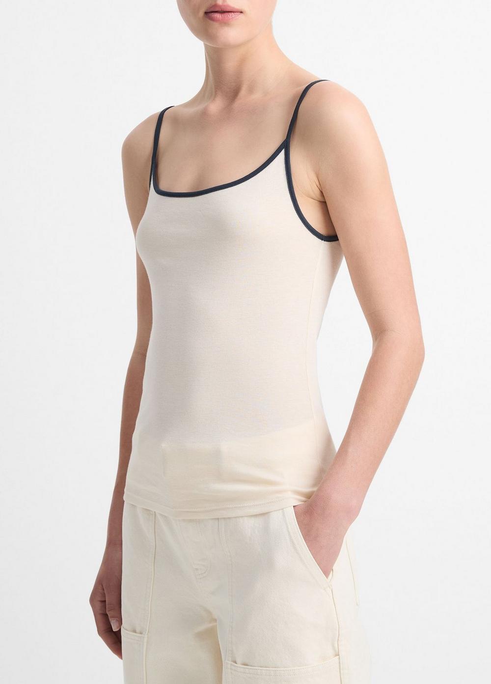 Pima-Cotton-Tipped-Camisole- Pima-Cotton-Tipped-Camisole-