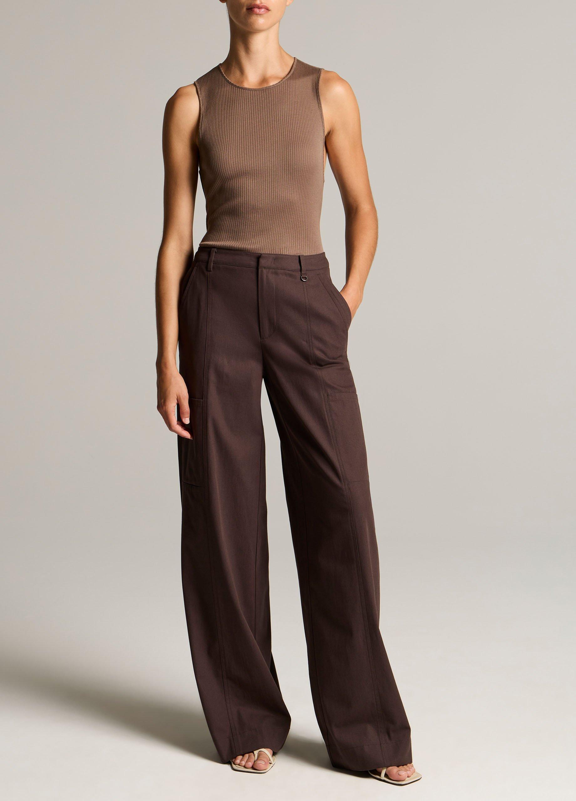 Ribbed Pima Cotton Shell image number 3