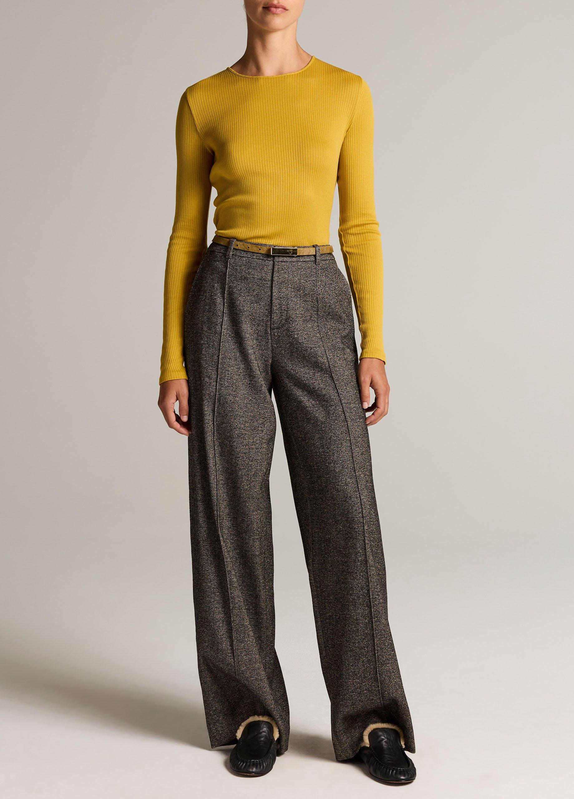 Ribbed Pima Cotton Long-Sleeve T-Shirt image number 3