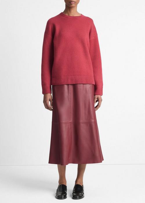 Structured Wool-Blend Pullover