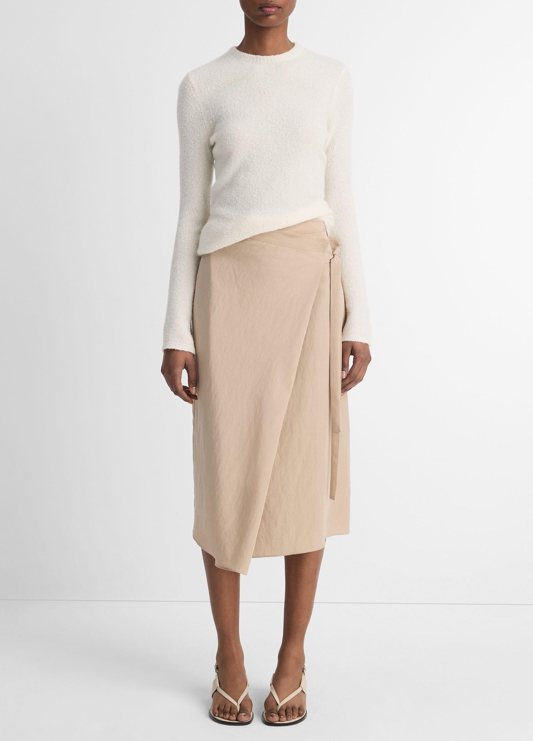 「#期間限定」のおすすめ人気ランキング Soft Bouclé Silk-Blend Crew Neck Sweater in Sweaters | Vince ニット+セーター