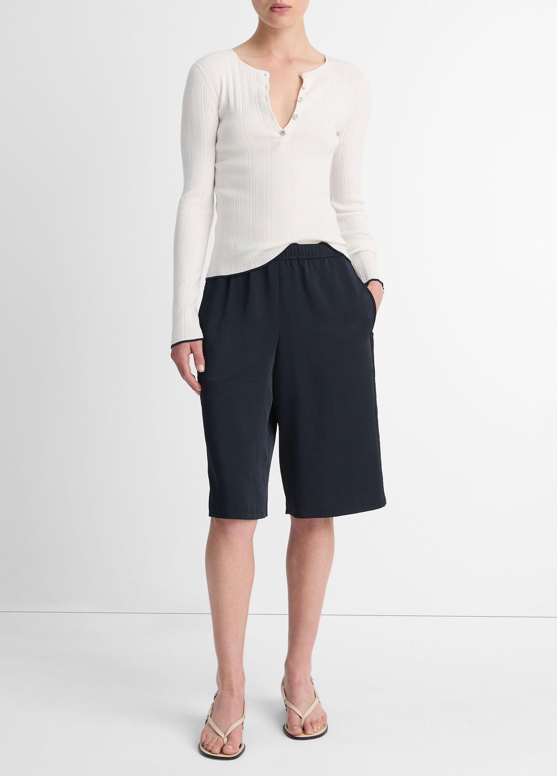 Italian Cotton-Blend Tipped-Edge Henley image number 0