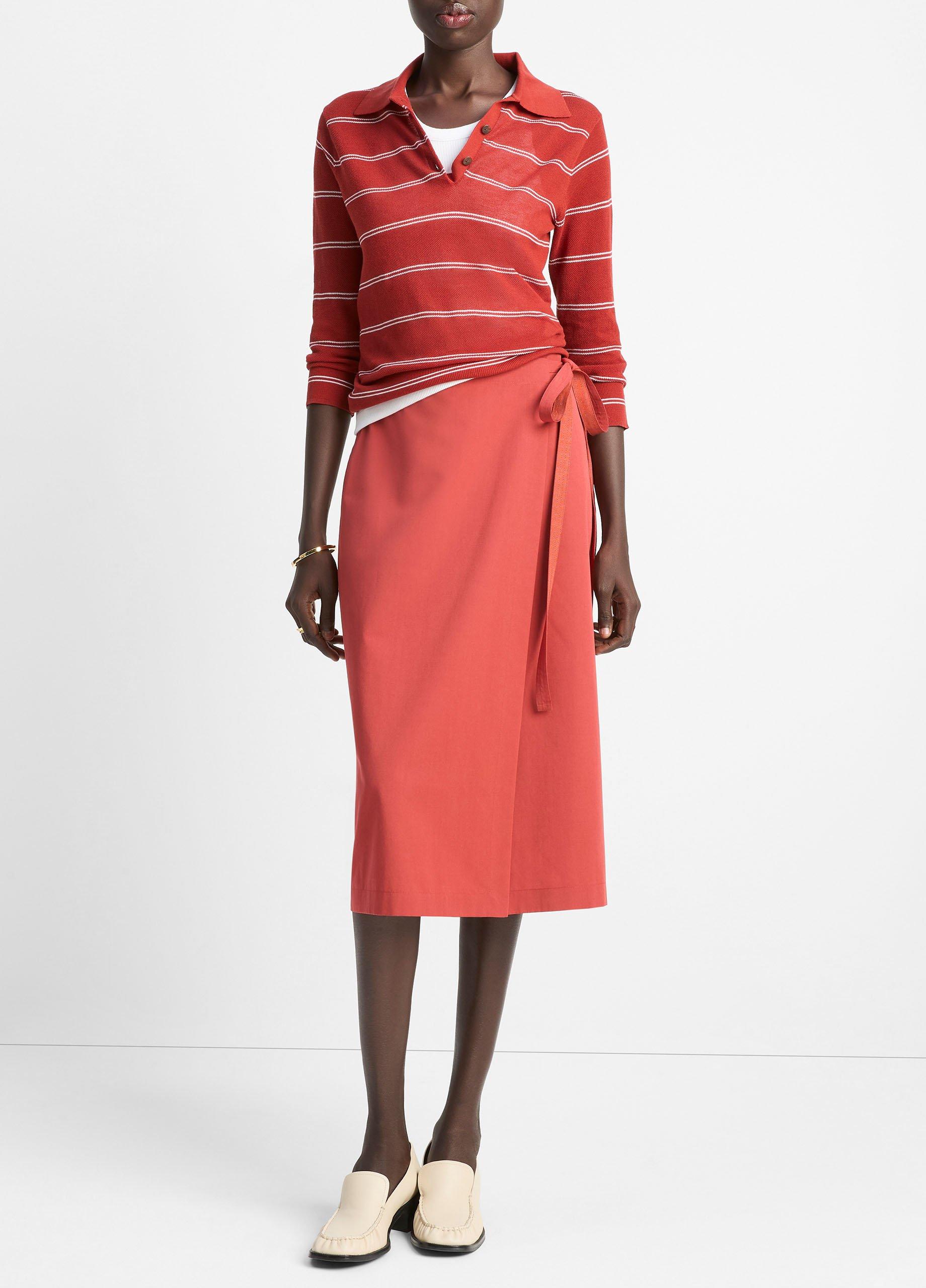 Striped Italian Cotton Piqu&eacute; Polo Shirt image number 3