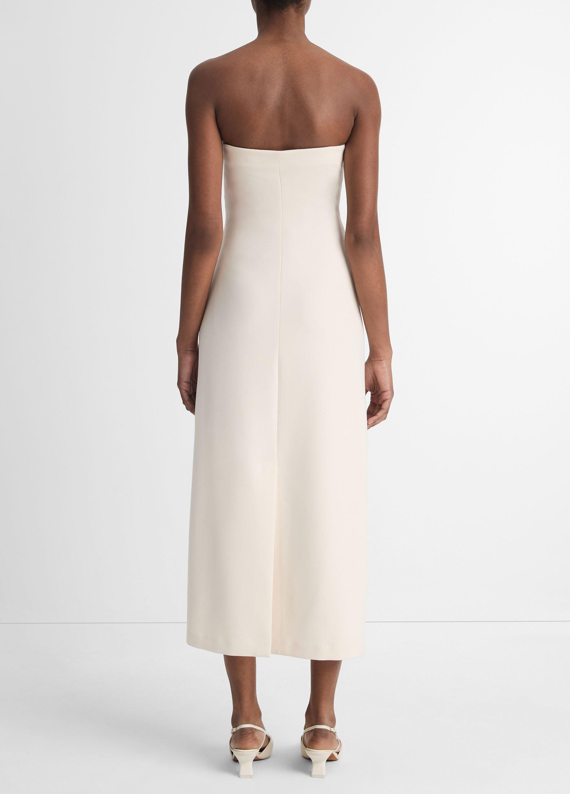 Strapless Draped Dress in Dresses & Skirts | Vince