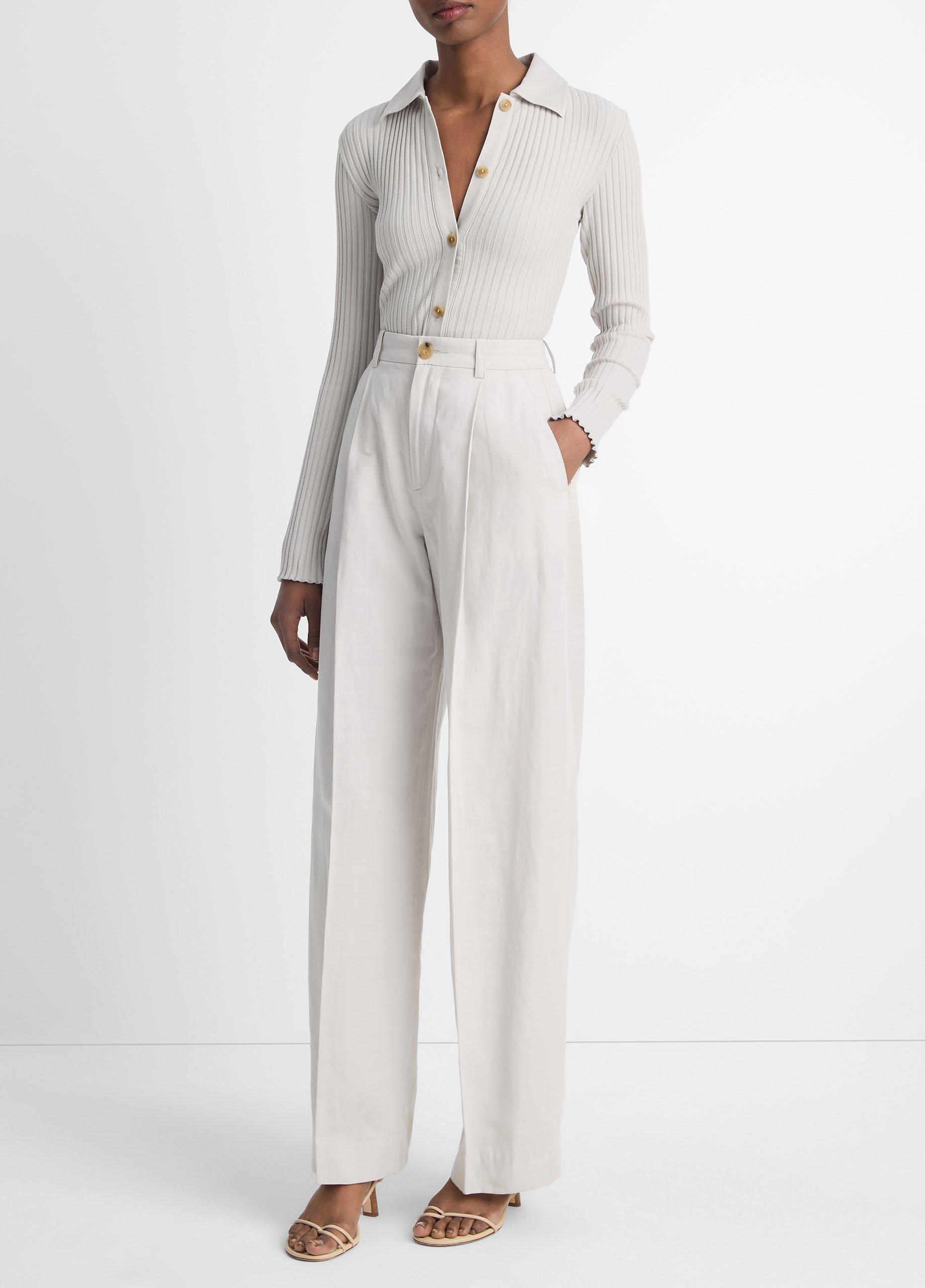 OLDMAN'S TAILOR / HIGH WAIST EASY PANTS - OLDMAN'S TAILOR