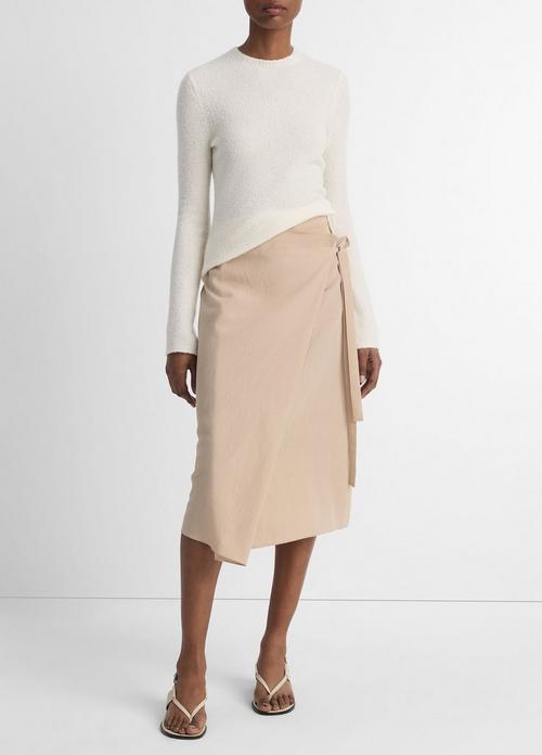 Asymmetric Wrap Skirt