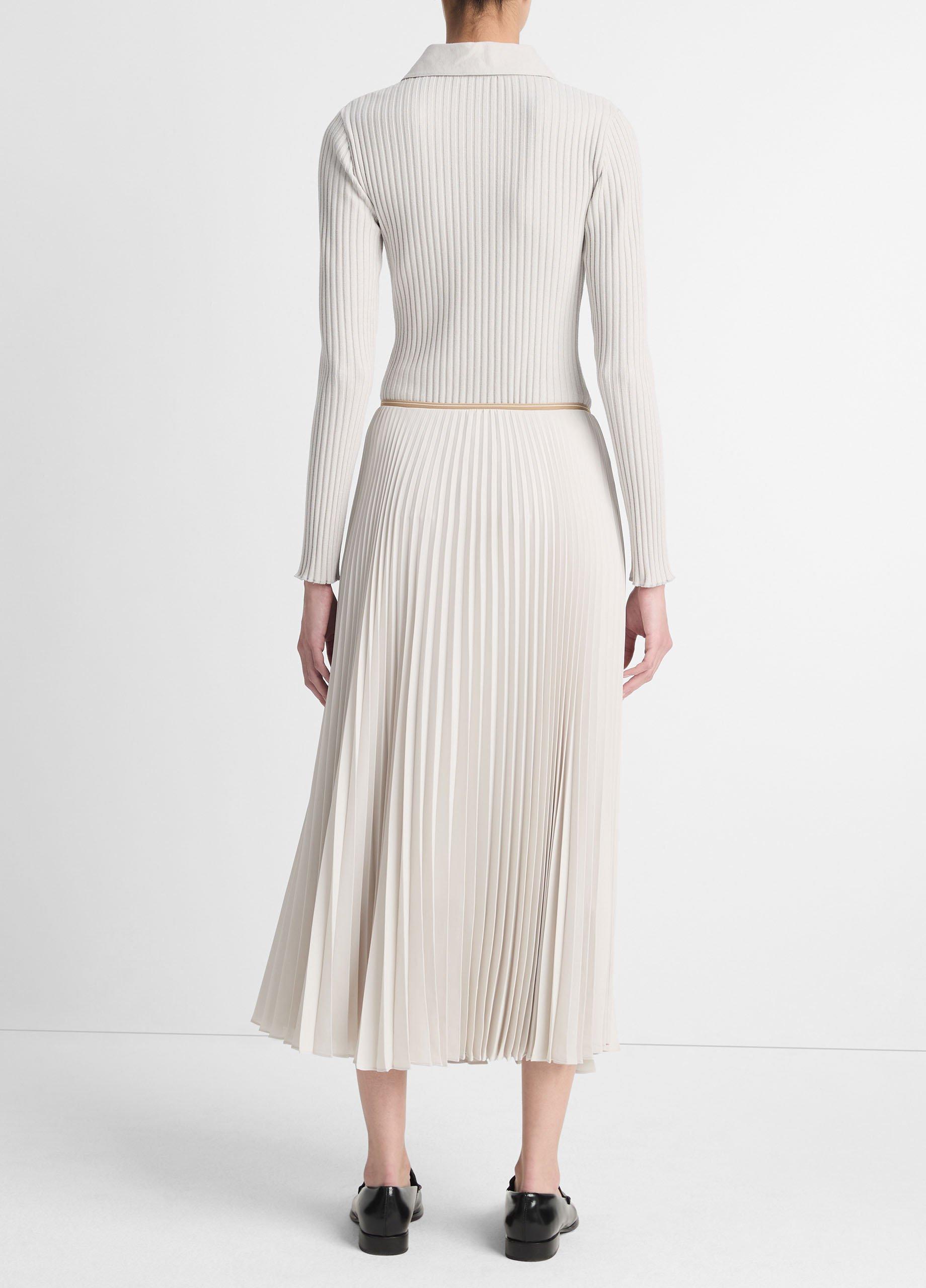 Draped Pleated Skirt in Dresses & Skirts | Vince