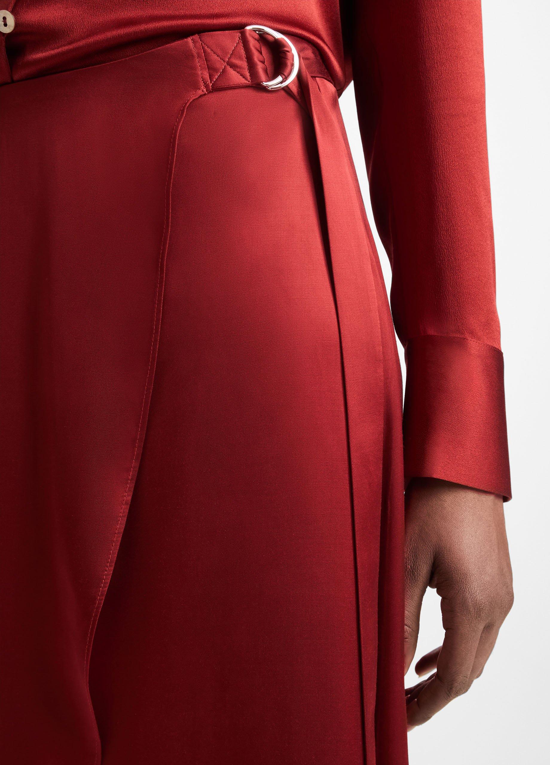 Draped-D-Ring-Wrap-Skirt-