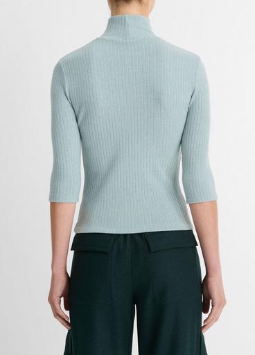 Ribbed Turtleneck Top in Shirts & Tees | Vince Ribbed Turtleneck Top in Shirts & Tees | Vince