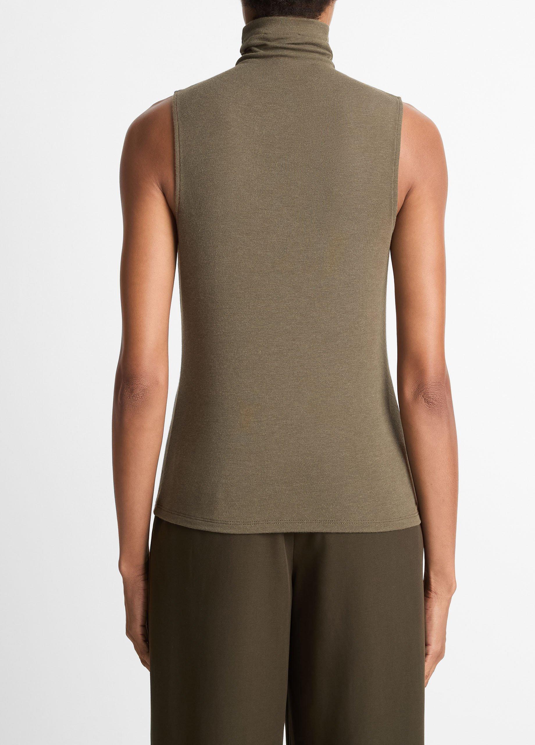 Jersey Sleeveless Turtleneck image number 2