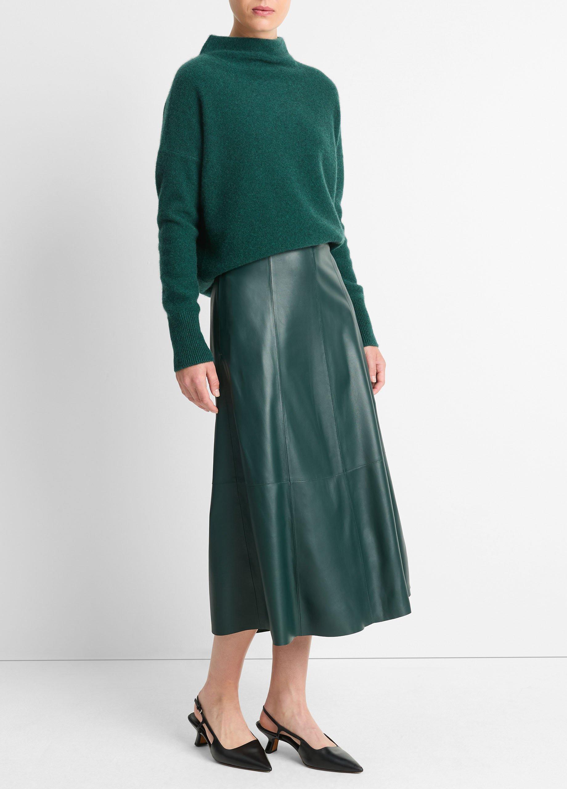 【PORTERNA】Luca mid-length skirt Namu Shop - Album di Famiglia Pleated Long Skirt TC - Brown