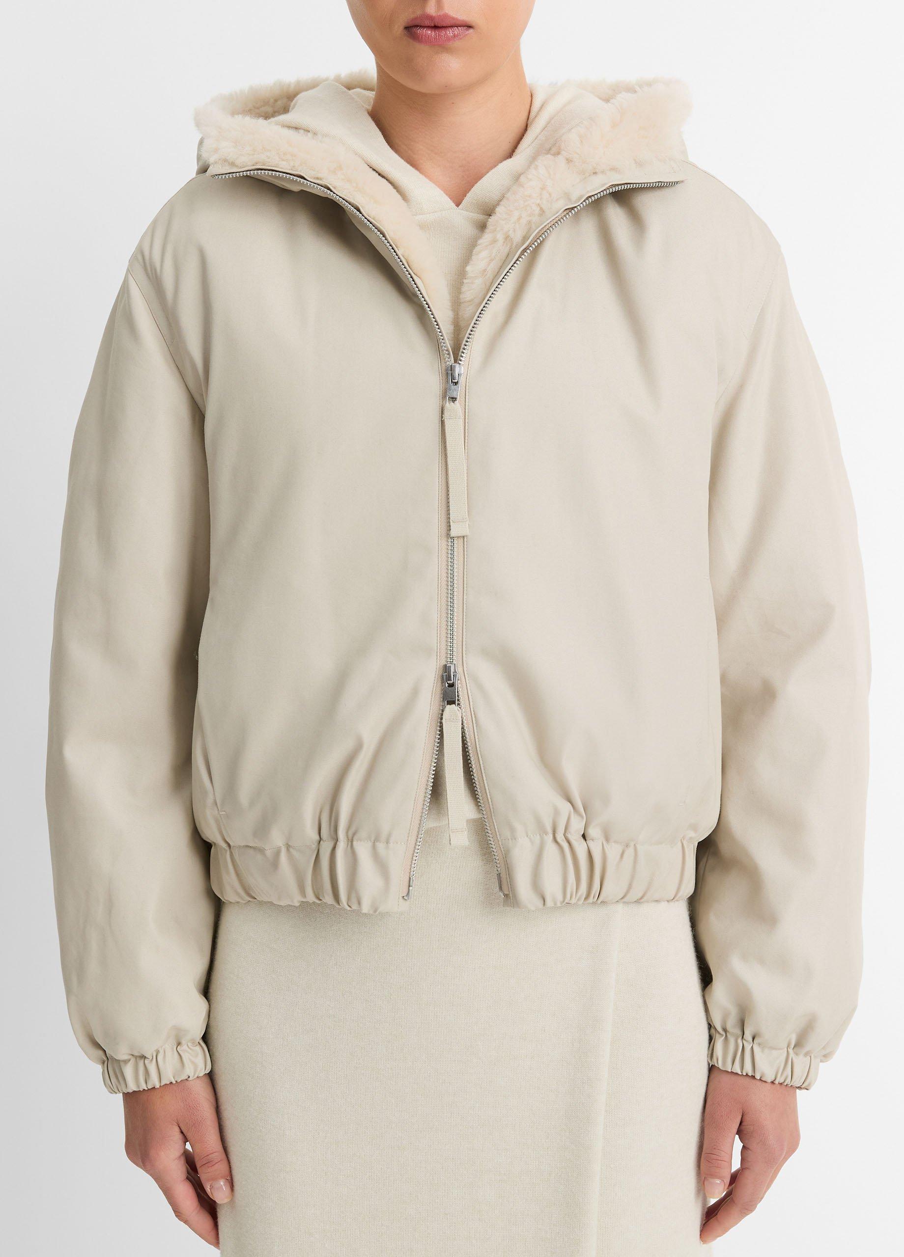 Thumbnail of Faux Fur-Lined Bomber Jacket