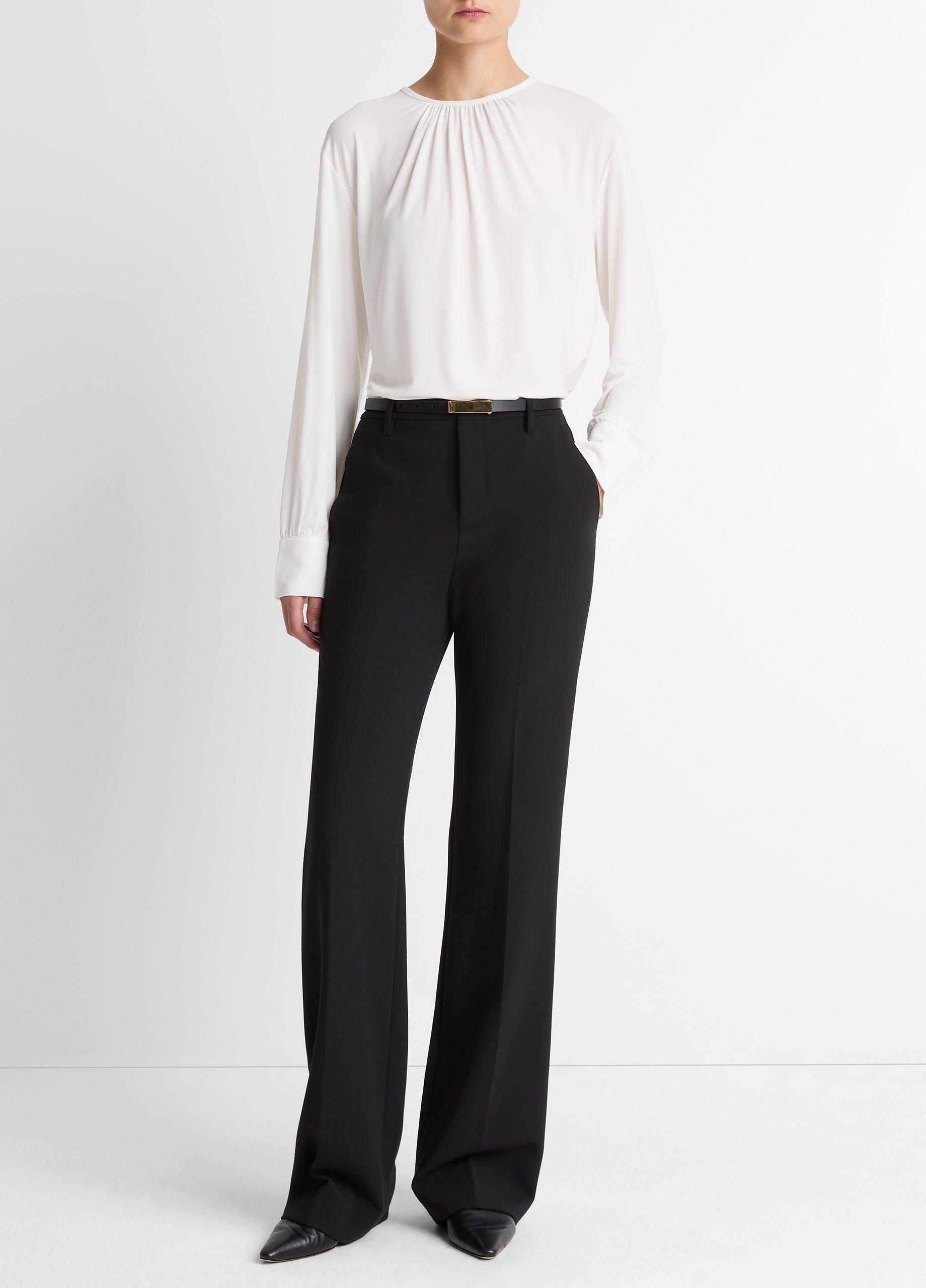 Simone Mid-Rise Sculptural Slim Flare Pant image number 0