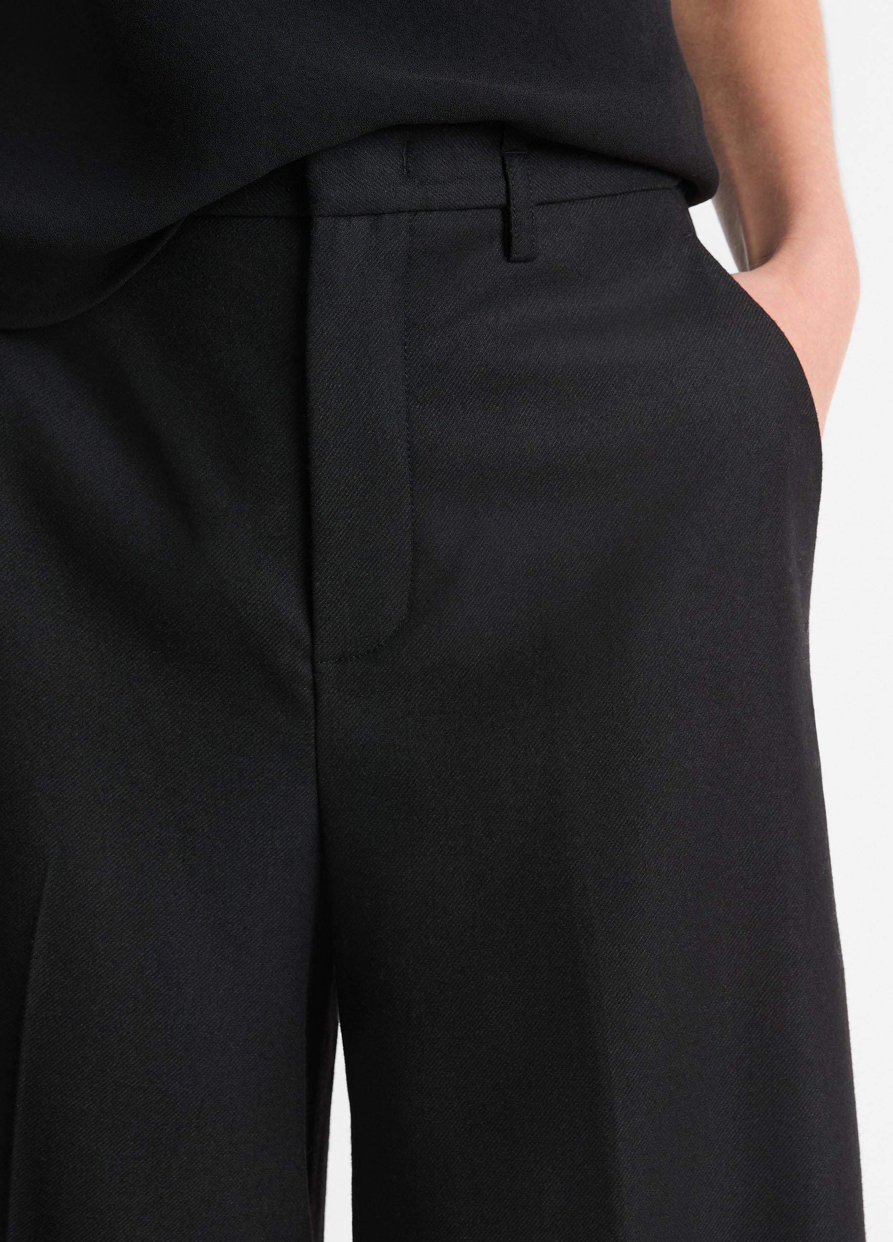 Thumbnail of Italian Wool-Blend Flannel Mid-Rise Culotte