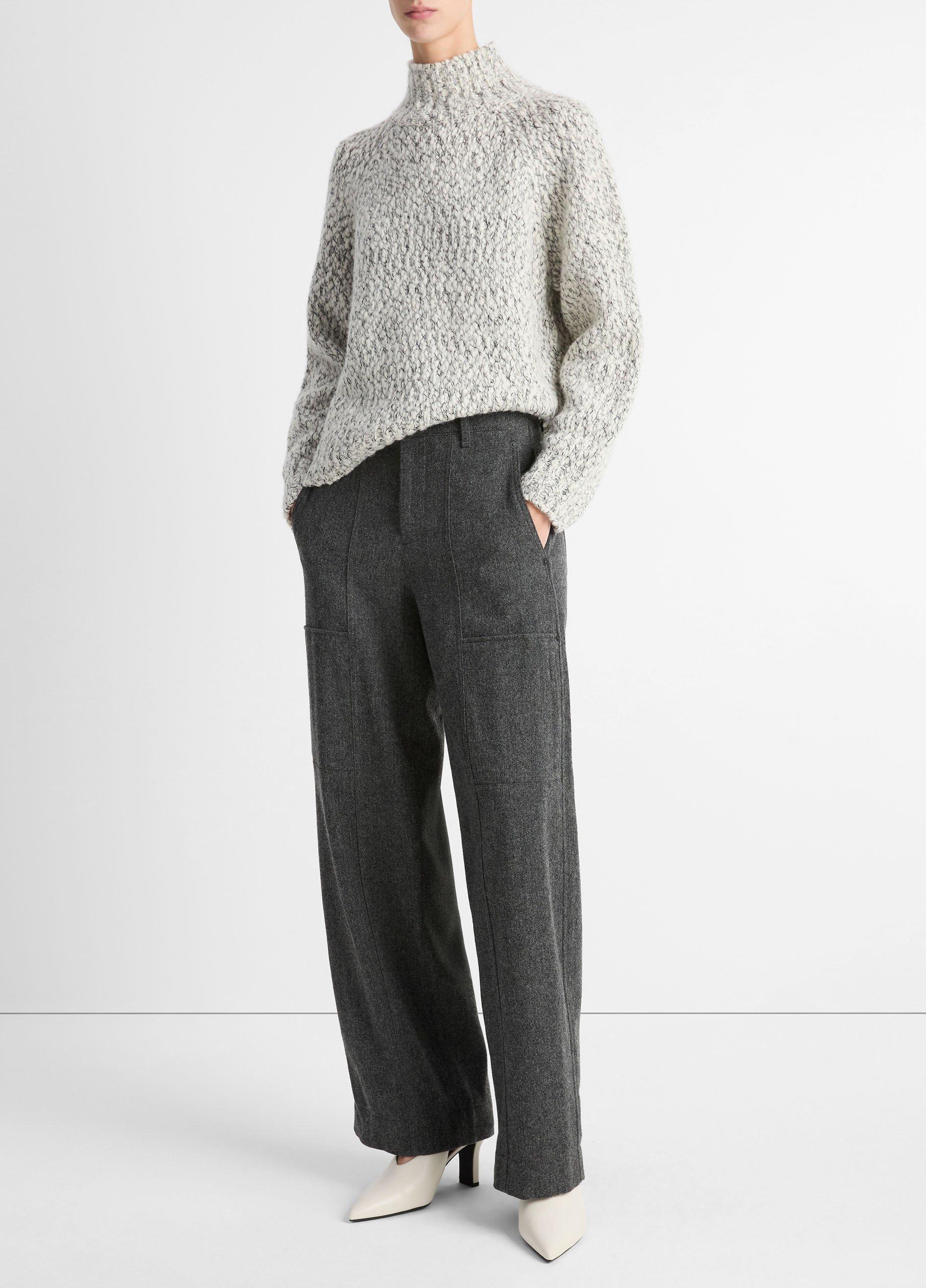 Thumbnail of Italian Herringbone Wool-Blend Utility Pant