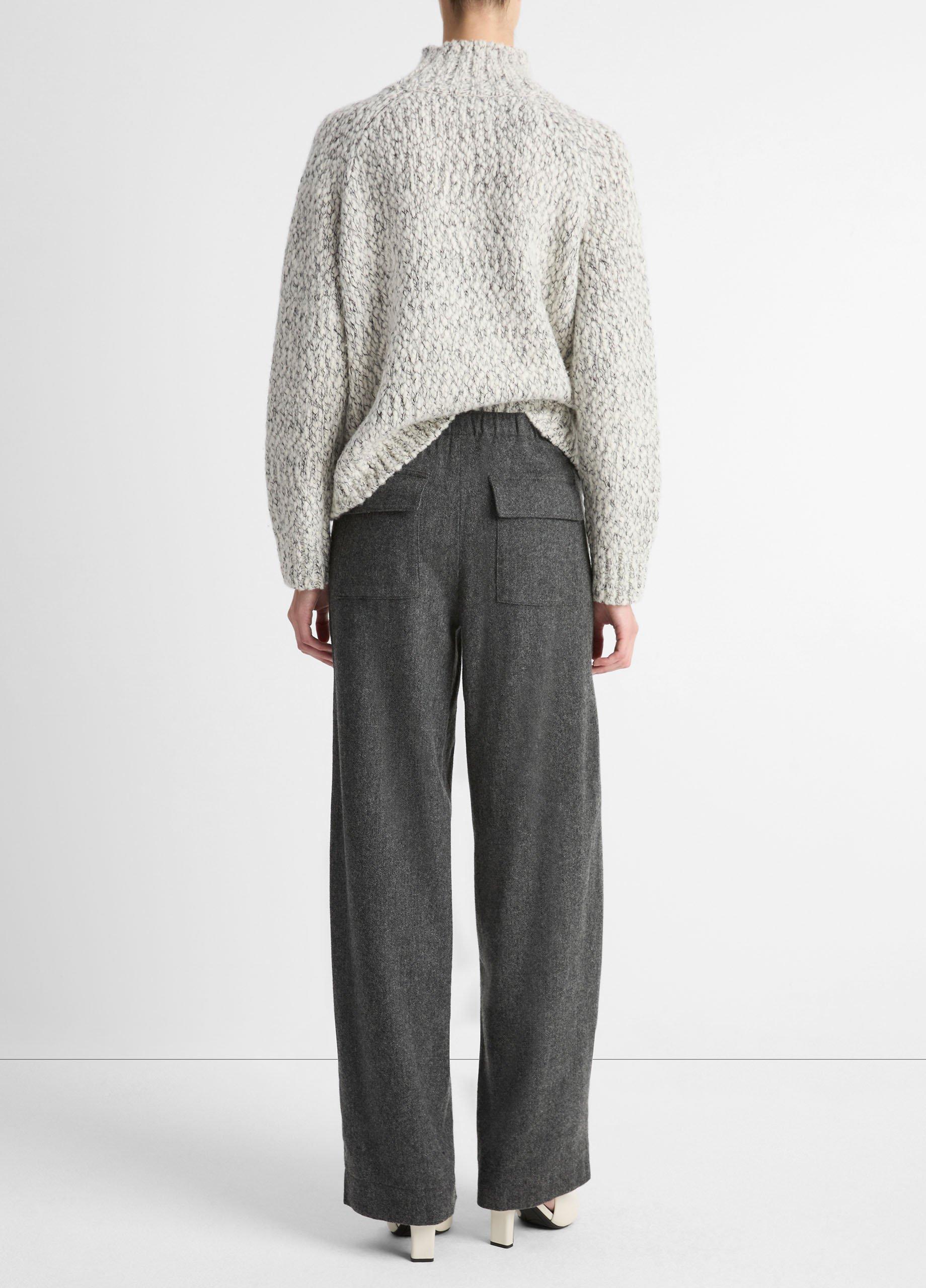 Thumbnail of Italian Herringbone Wool-Blend Utility Pant