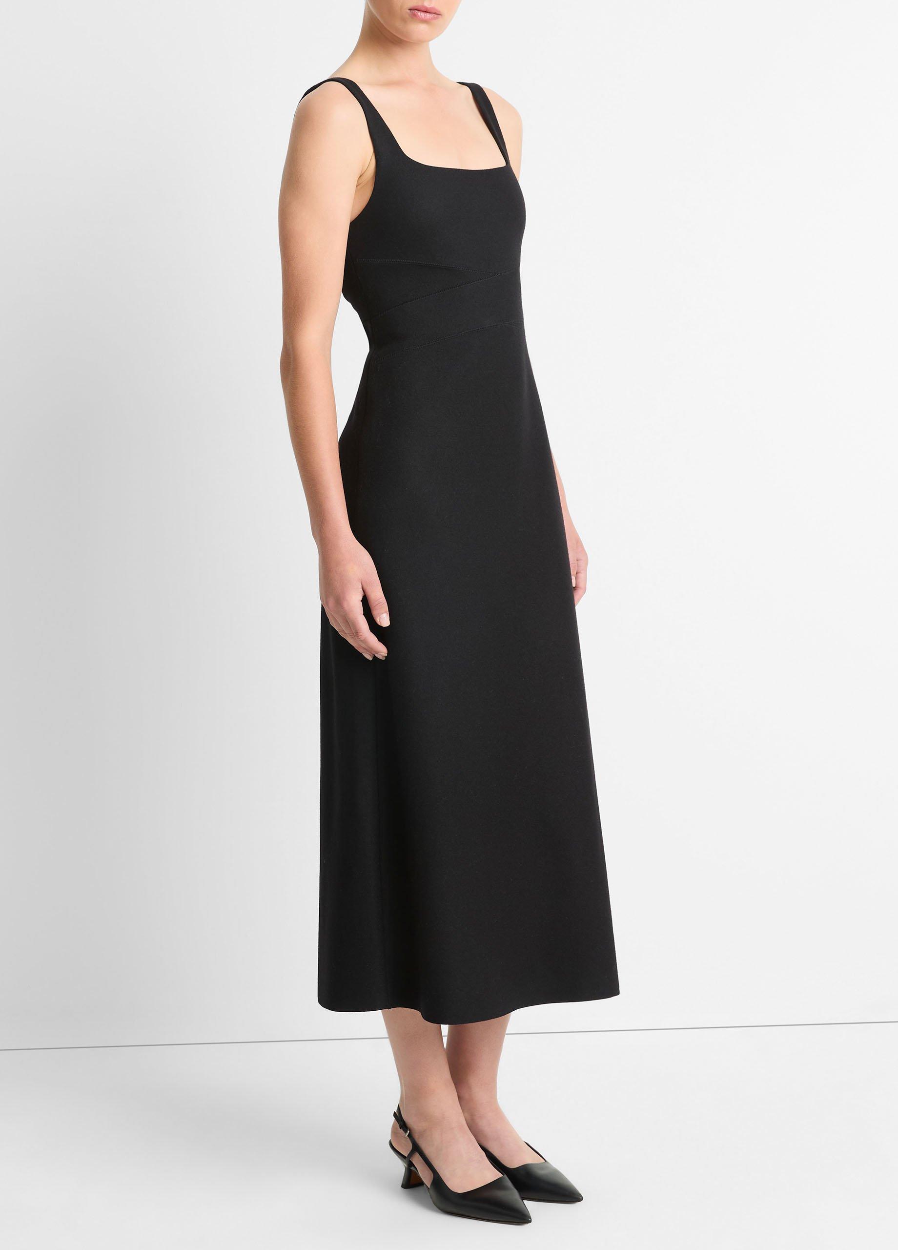 Italian Wool-Blend Column Dress image number 2