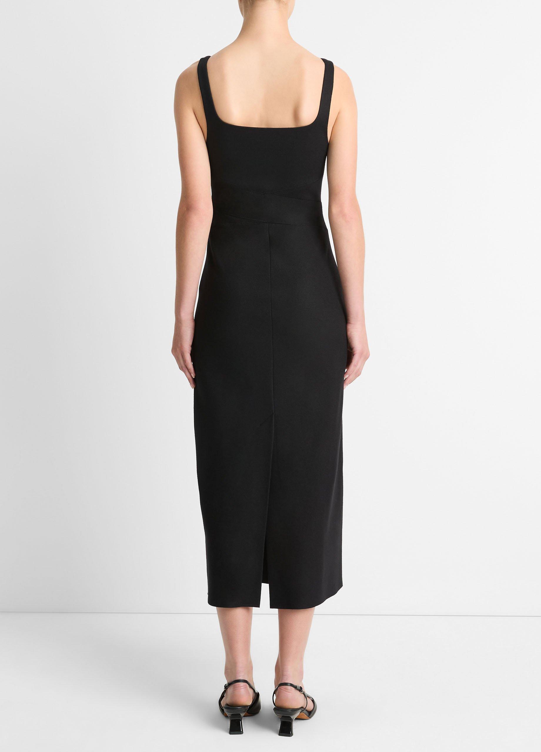 Italian Wool-Blend Column Dress image number 3