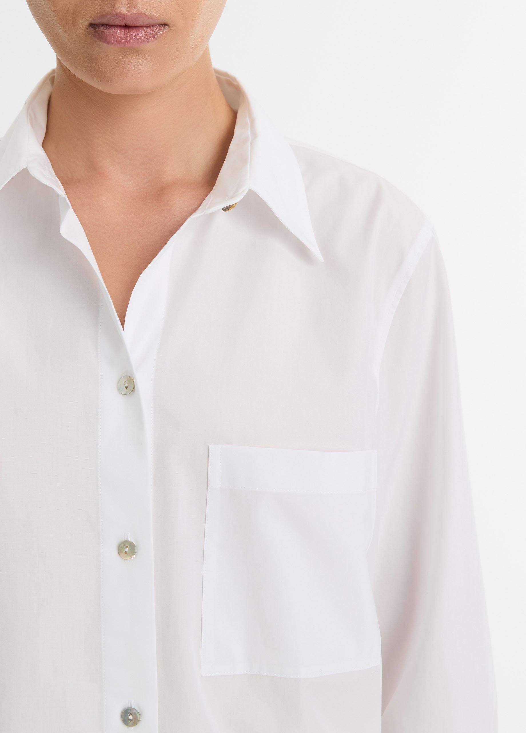 Cotton Relaxed Straight Shirt image number 1