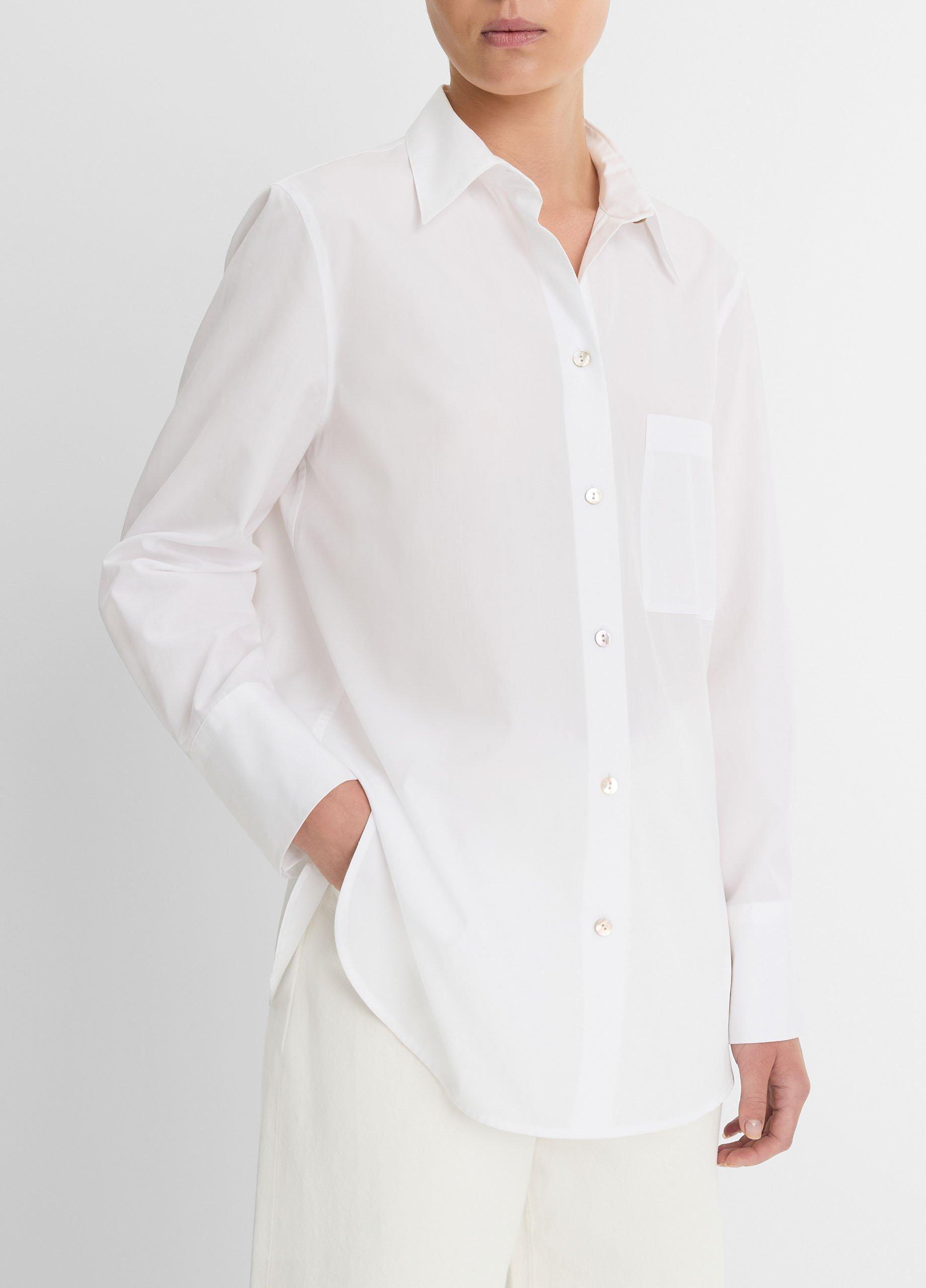 Cotton Relaxed Straight Shirt image number 2