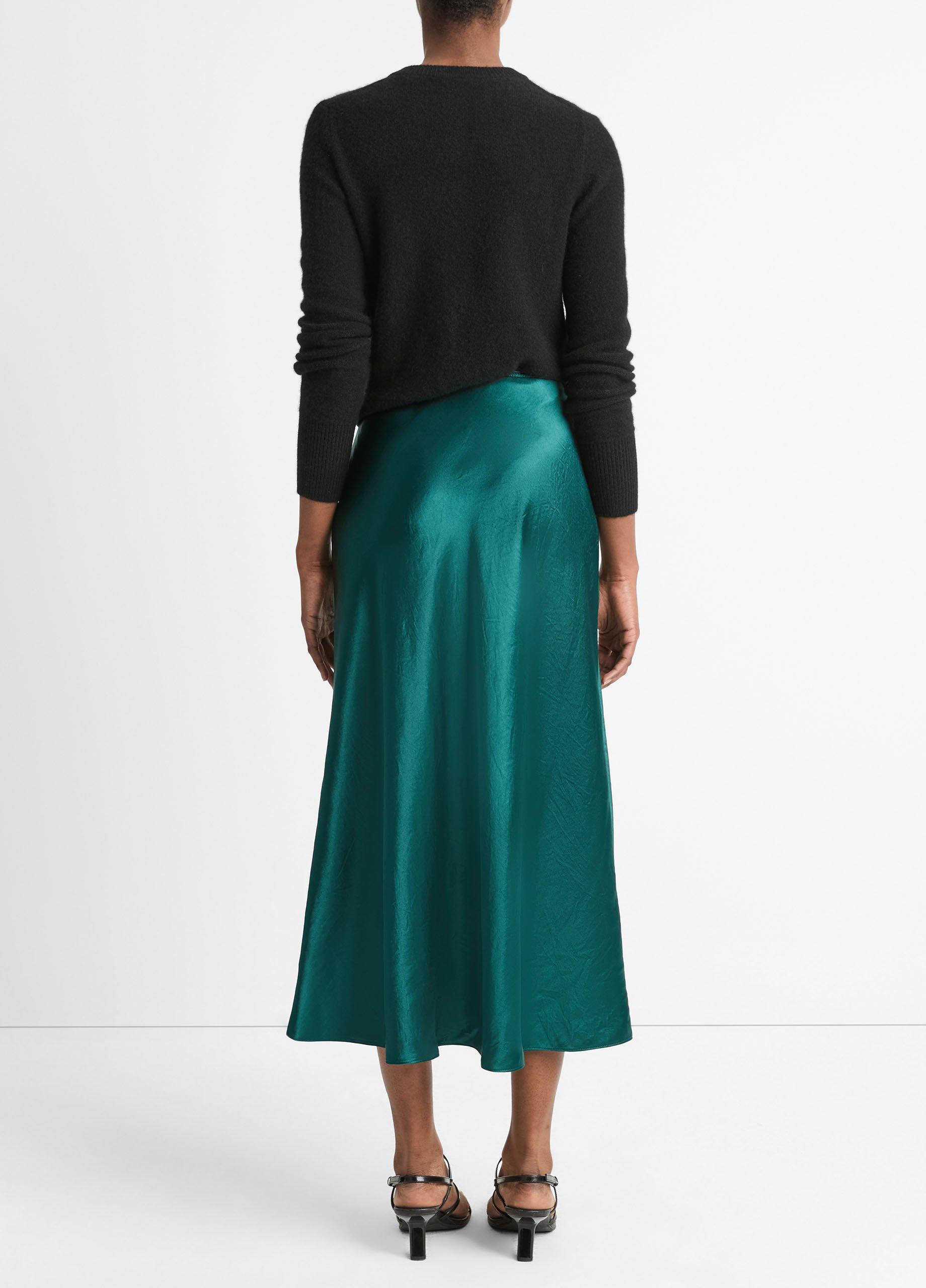 yoli◯silk tuck skirt RHODES SKIRT – S'EDGE Apparel