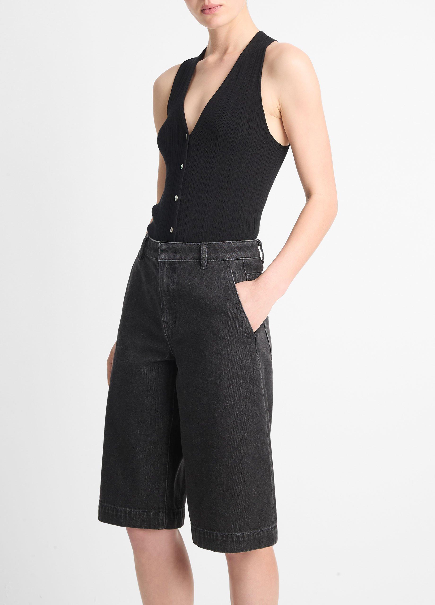 Cotton Mid-Rise Longline Short image number 2