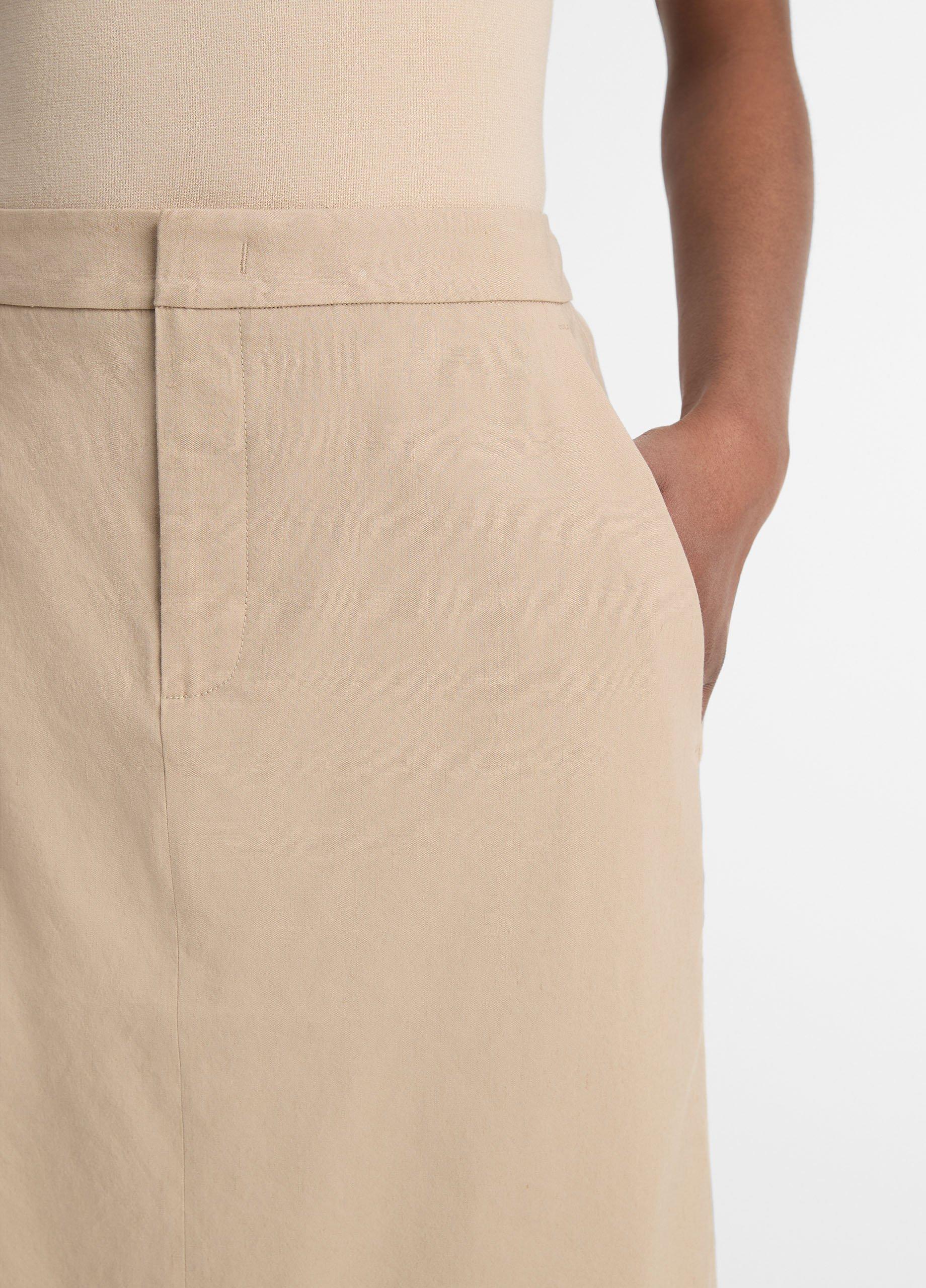 スカート L'Appartement Linen Canvas Long Skirt 38 L'Appartement Linen Canvas Long Skirt 38