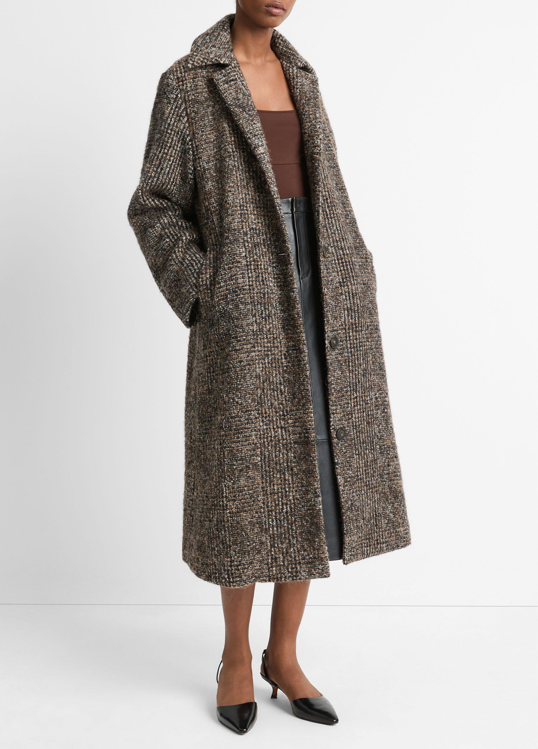 VINCE MOTO INSPIRED TWILL shops WOOL-BLEND COAT 10