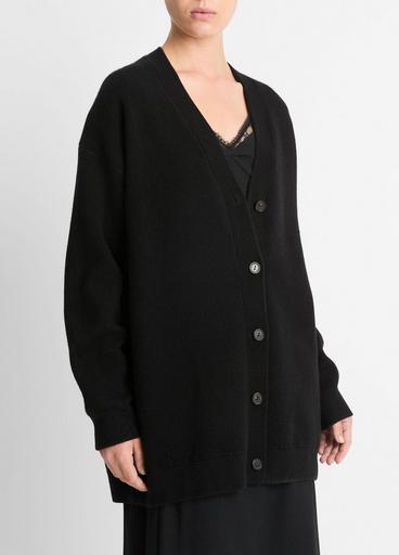 Double-Knit Wool-Blend Oversized Cardigan in Sweaters | Vince Double-Knit Wool-Blend Oversized Cardigan in Sweaters | Vince