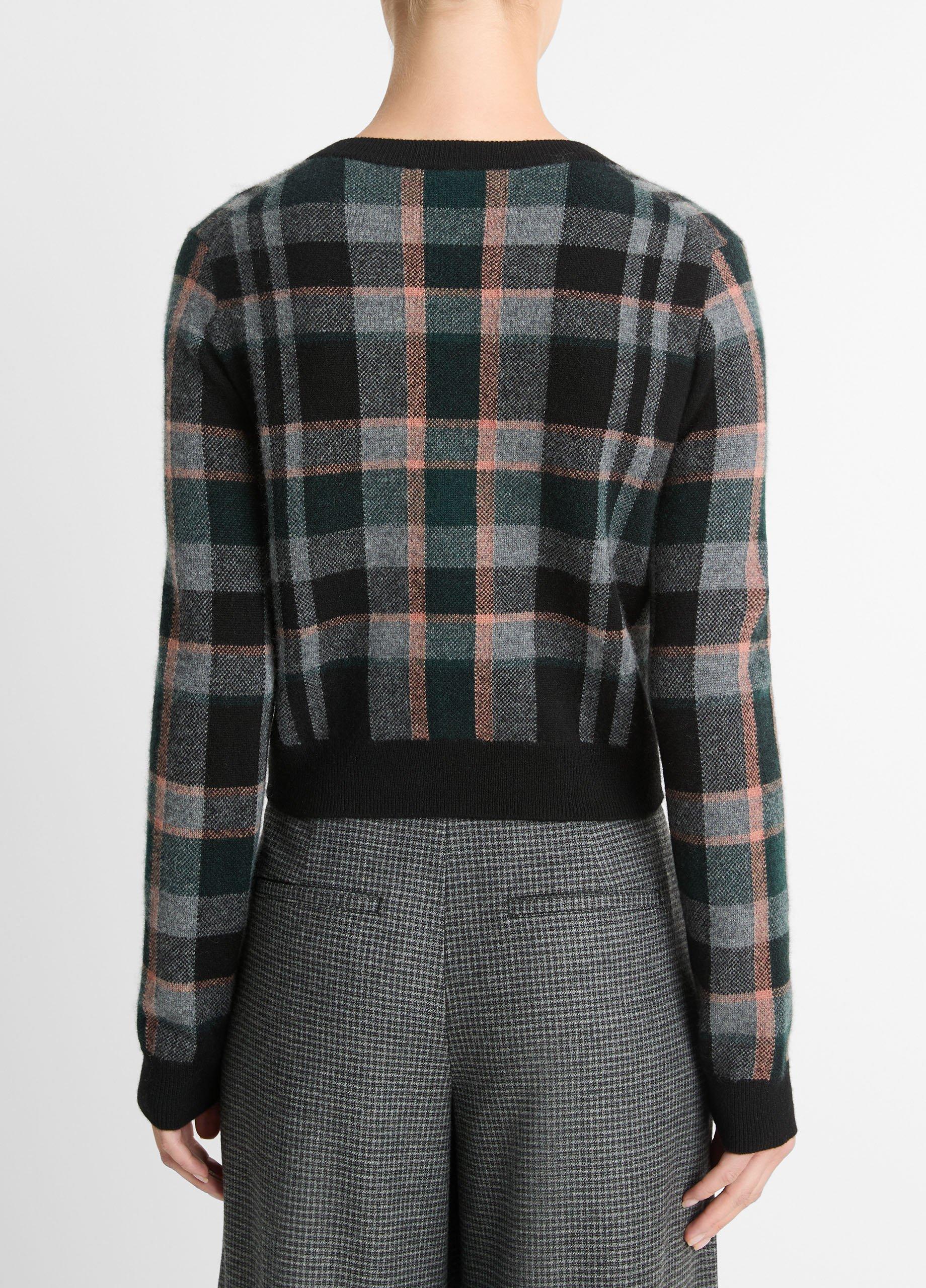 Thumbnail of Plaid Cashmere Cardigan
