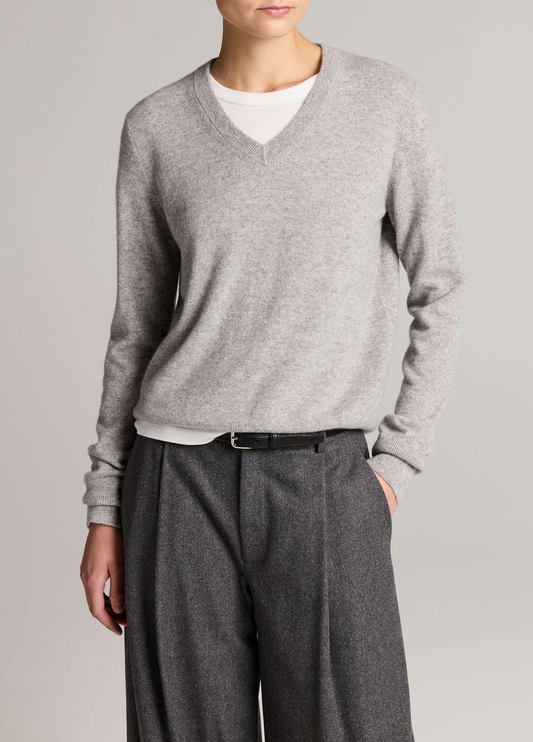 Cashmere Casual V-Neck Sweater image number 0