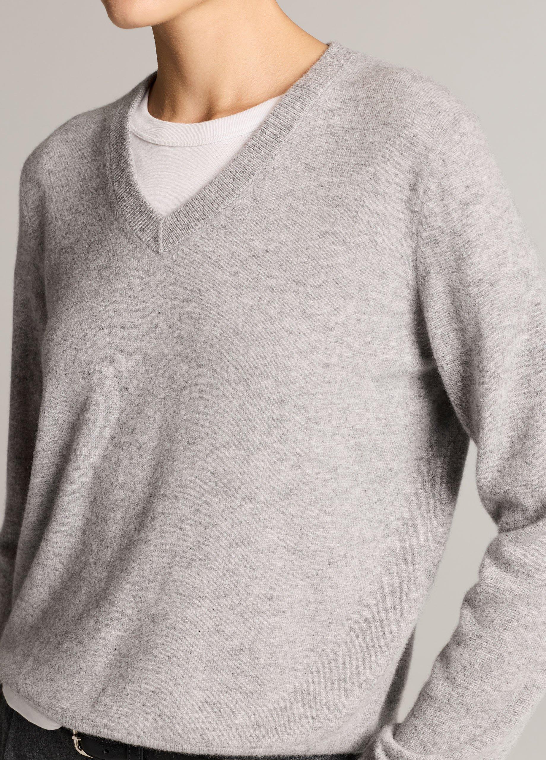 Cashmere Casual V-Neck Sweater image number 1