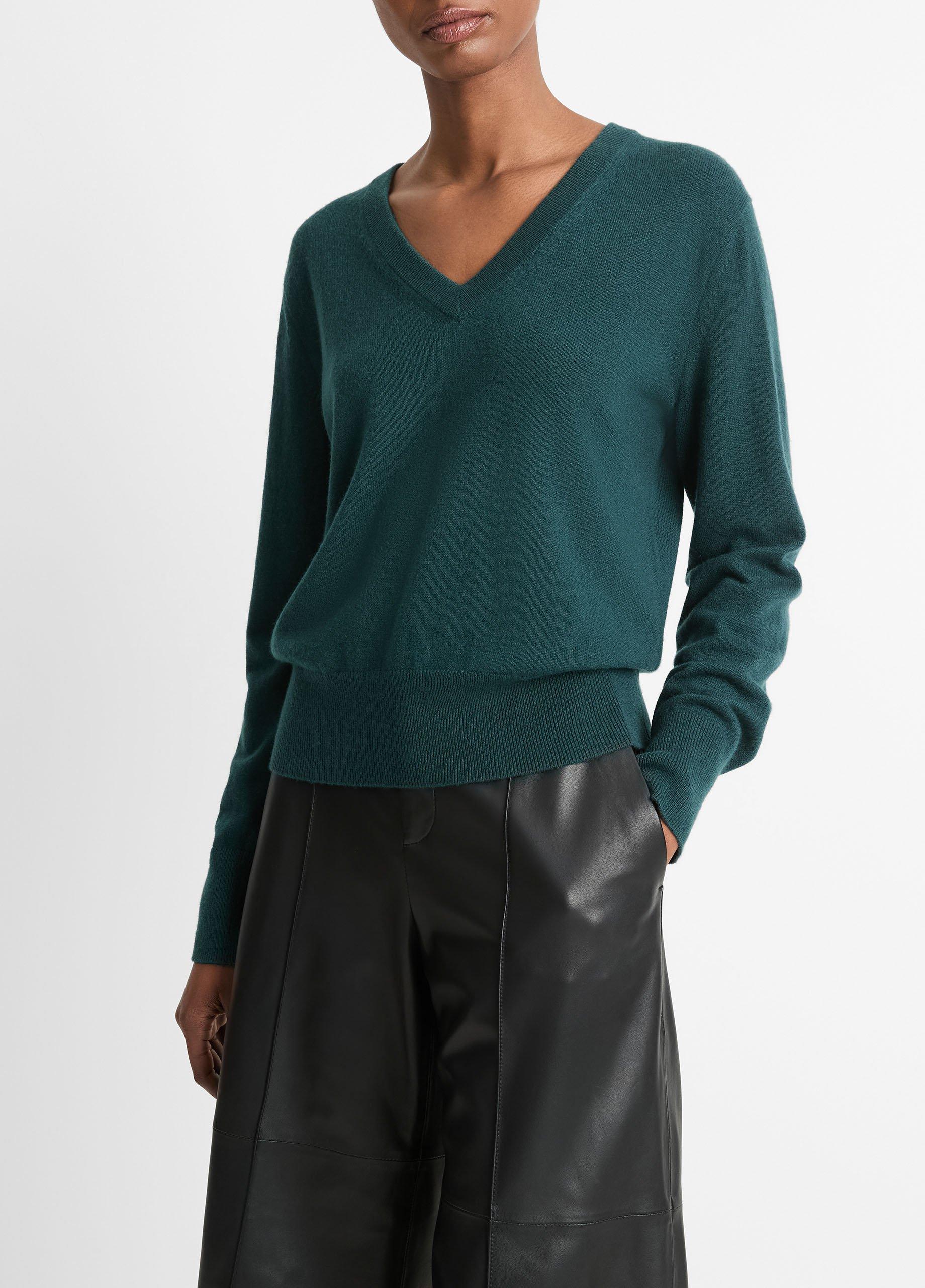 Cashmere Casual V-Neck Sweater image number 2
