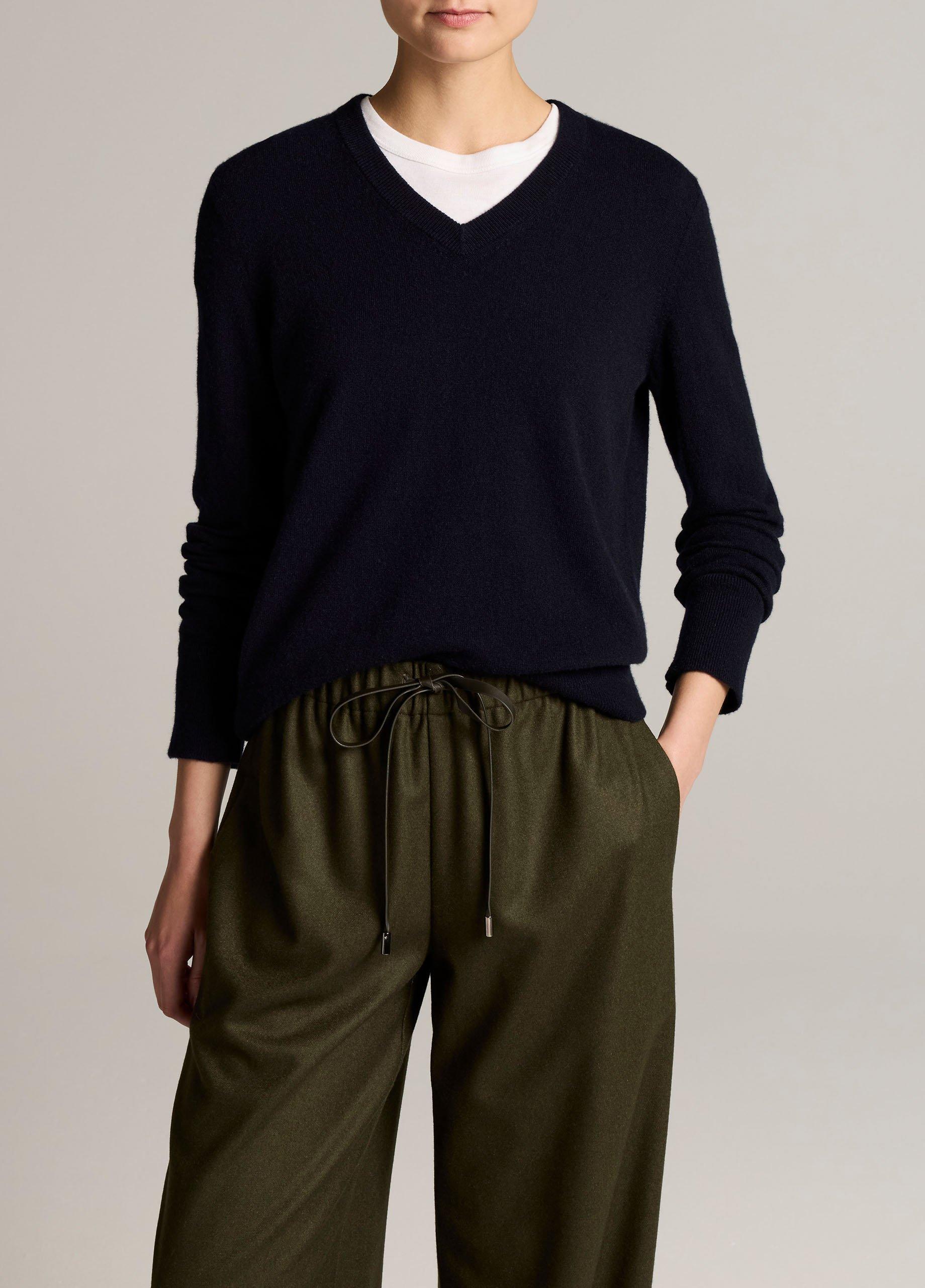 Cashmere Casual V-Neck Sweater image number 0