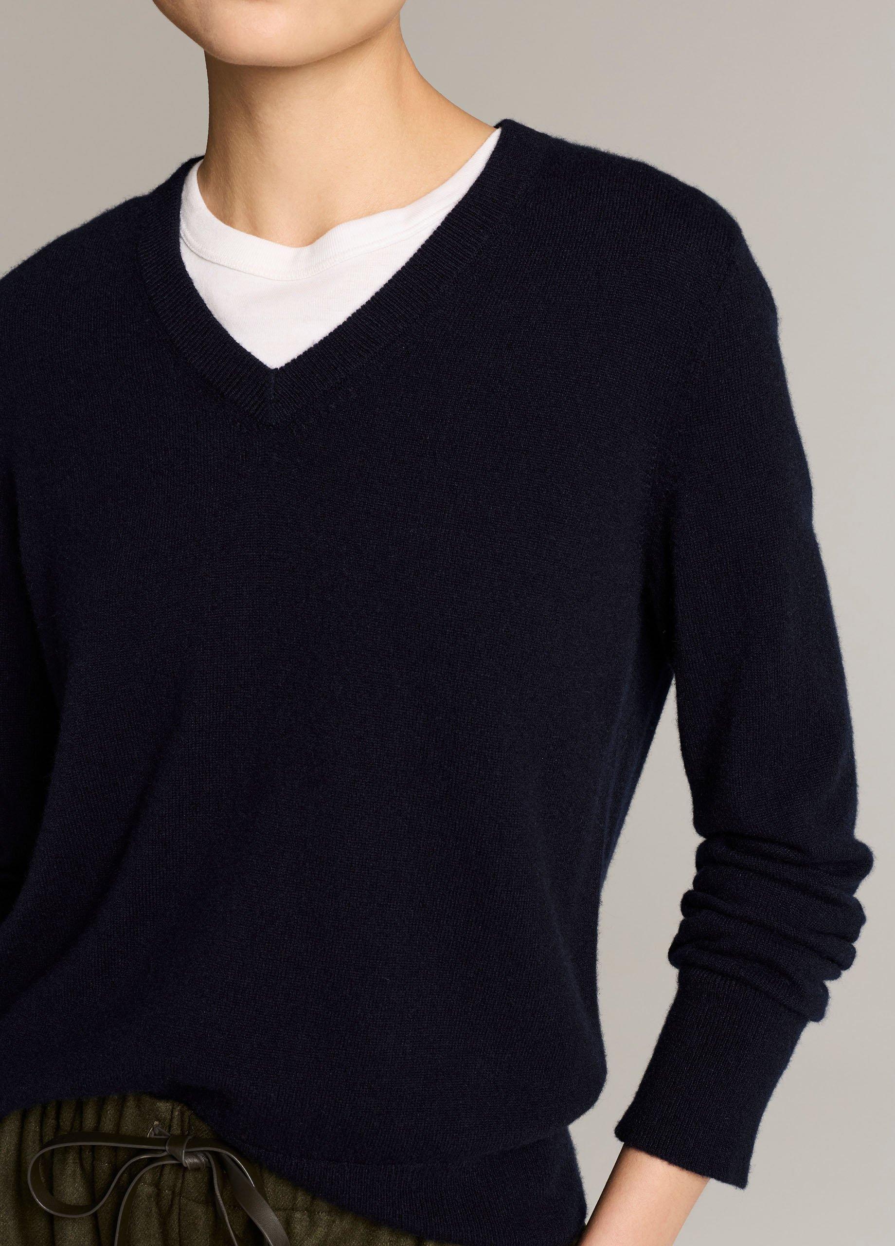 Cashmere Casual V-Neck Sweater image number 1