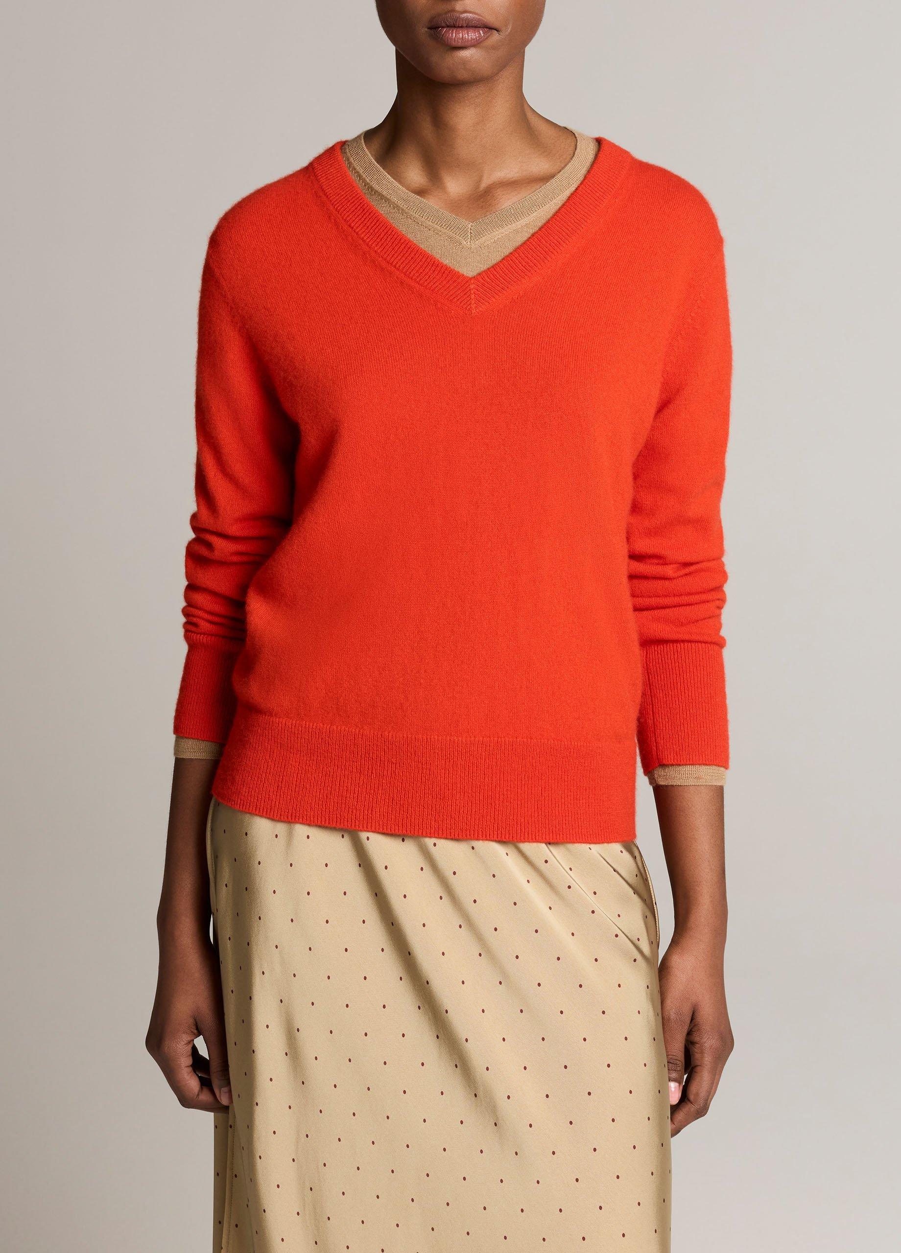 Cashmere Casual V-Neck Sweater image number 0