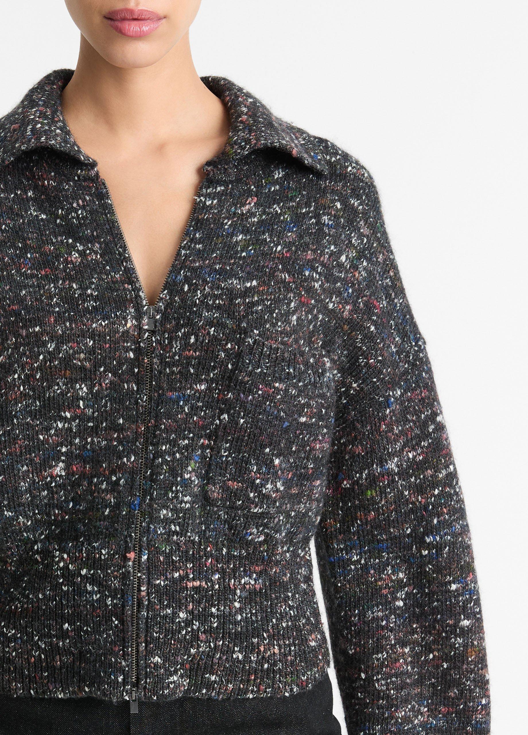 Thumbnail of Italian Wool-Silk Donegal Cardigan Jacket