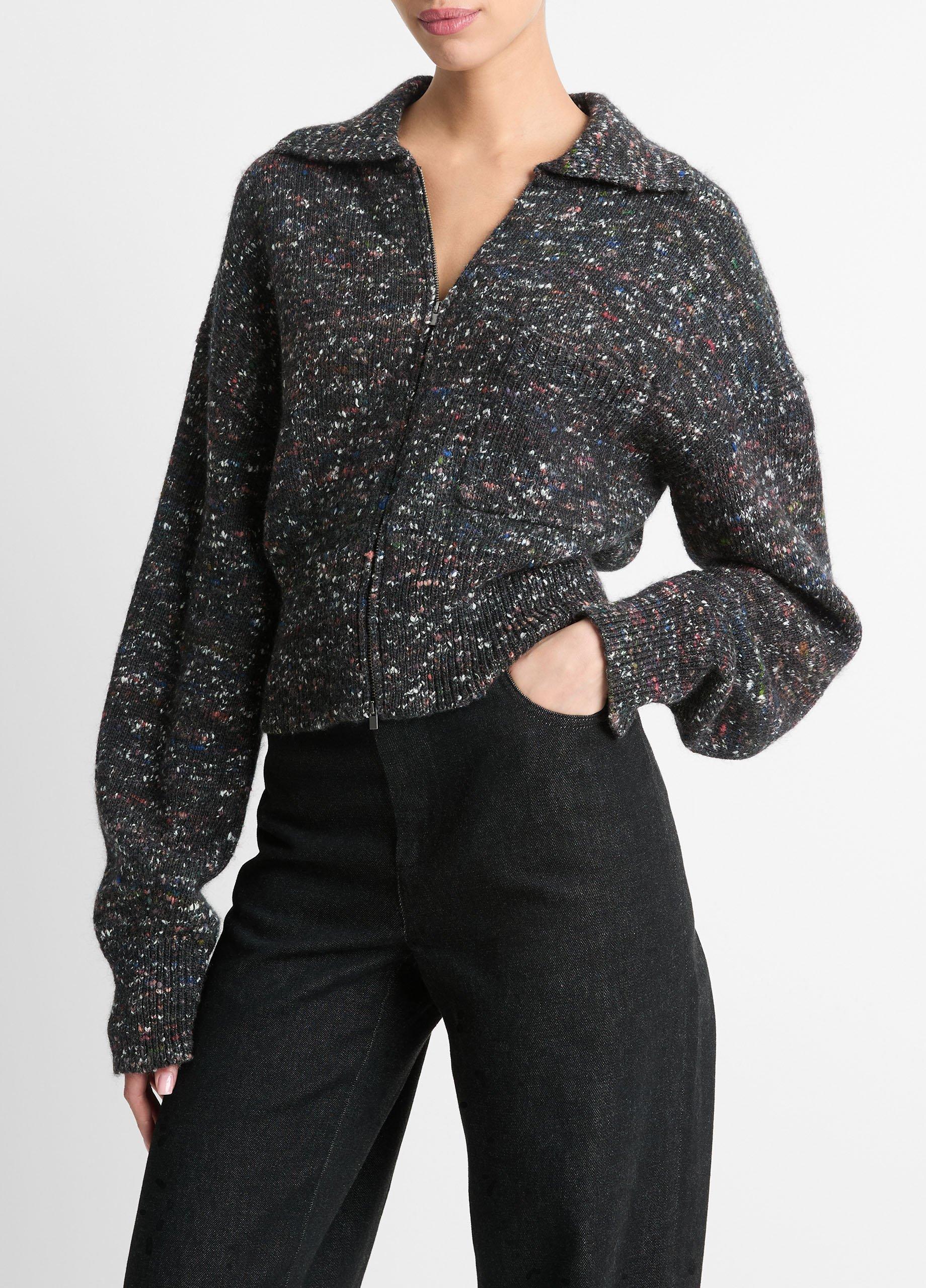Thumbnail of Italian Wool-Silk Donegal Cardigan Jacket