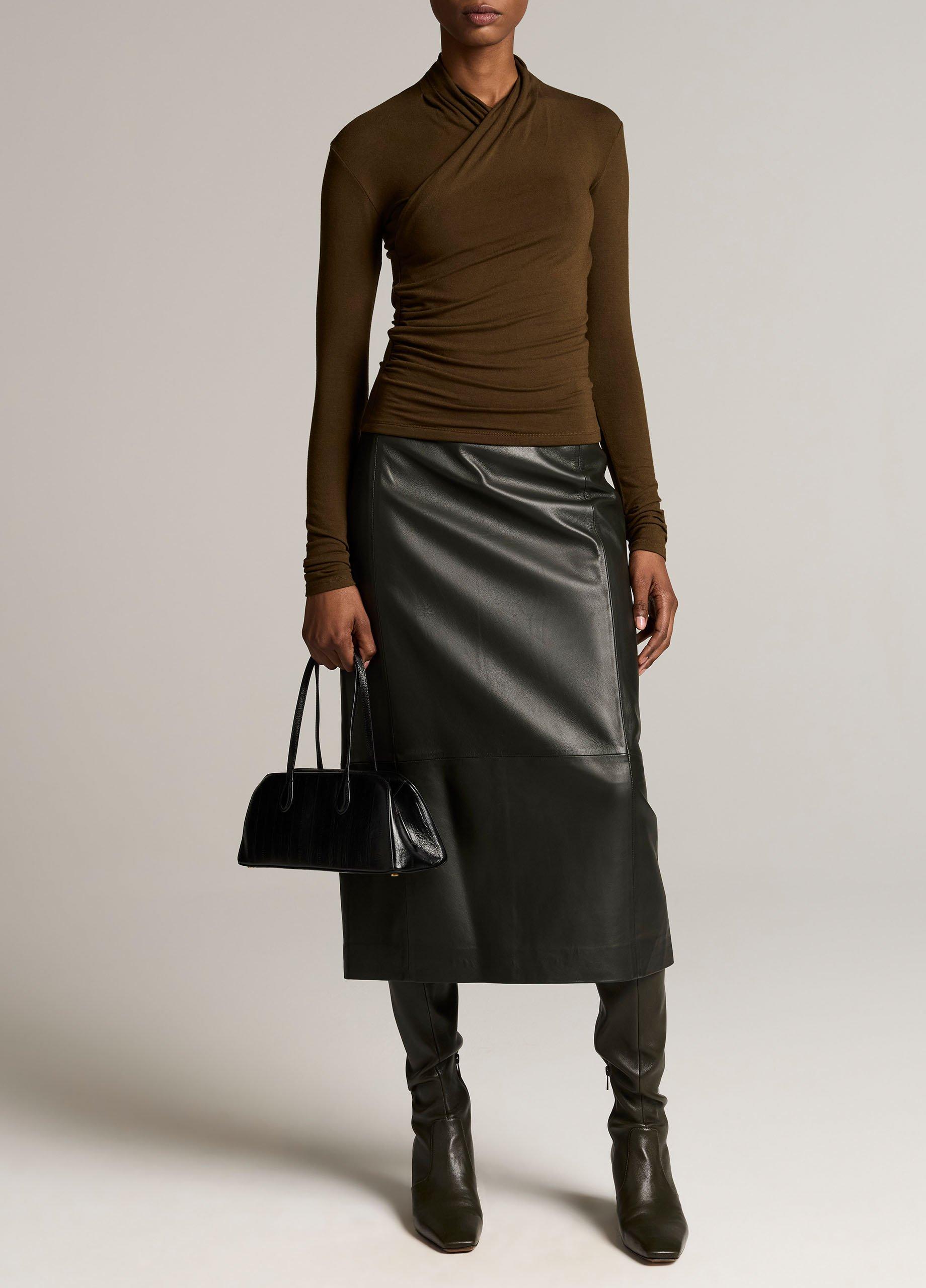 Fixed Wrap Long-Sleeve Top image number 3