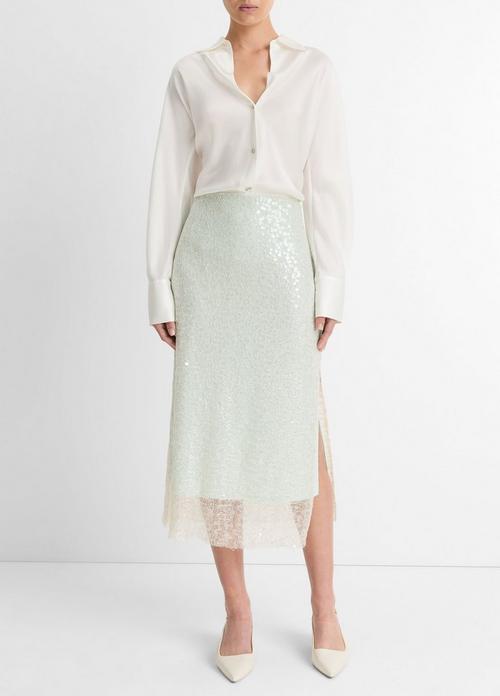 Glassy Sequin Skirt