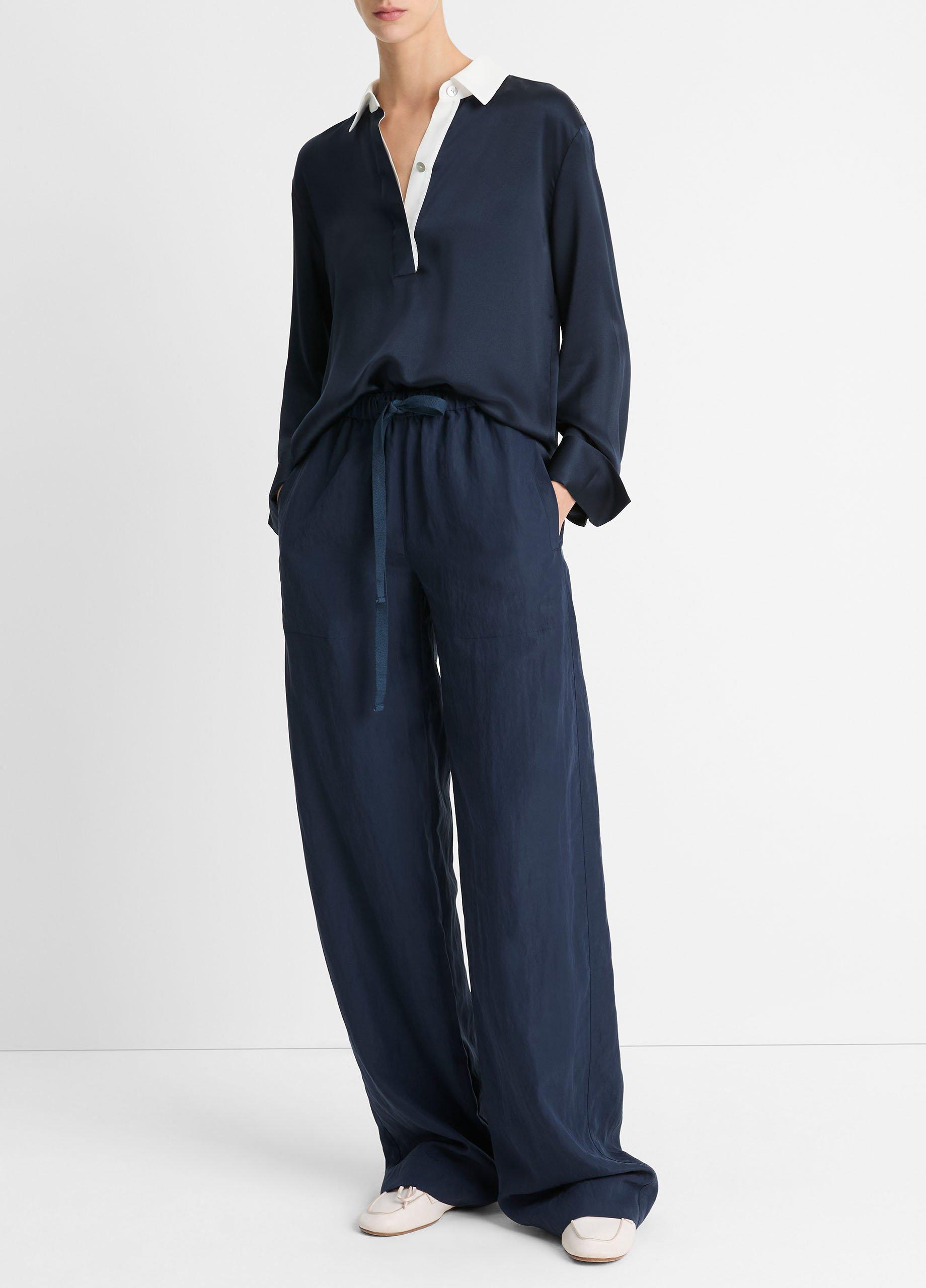 Silk Satin Rugby Shirt image number 0