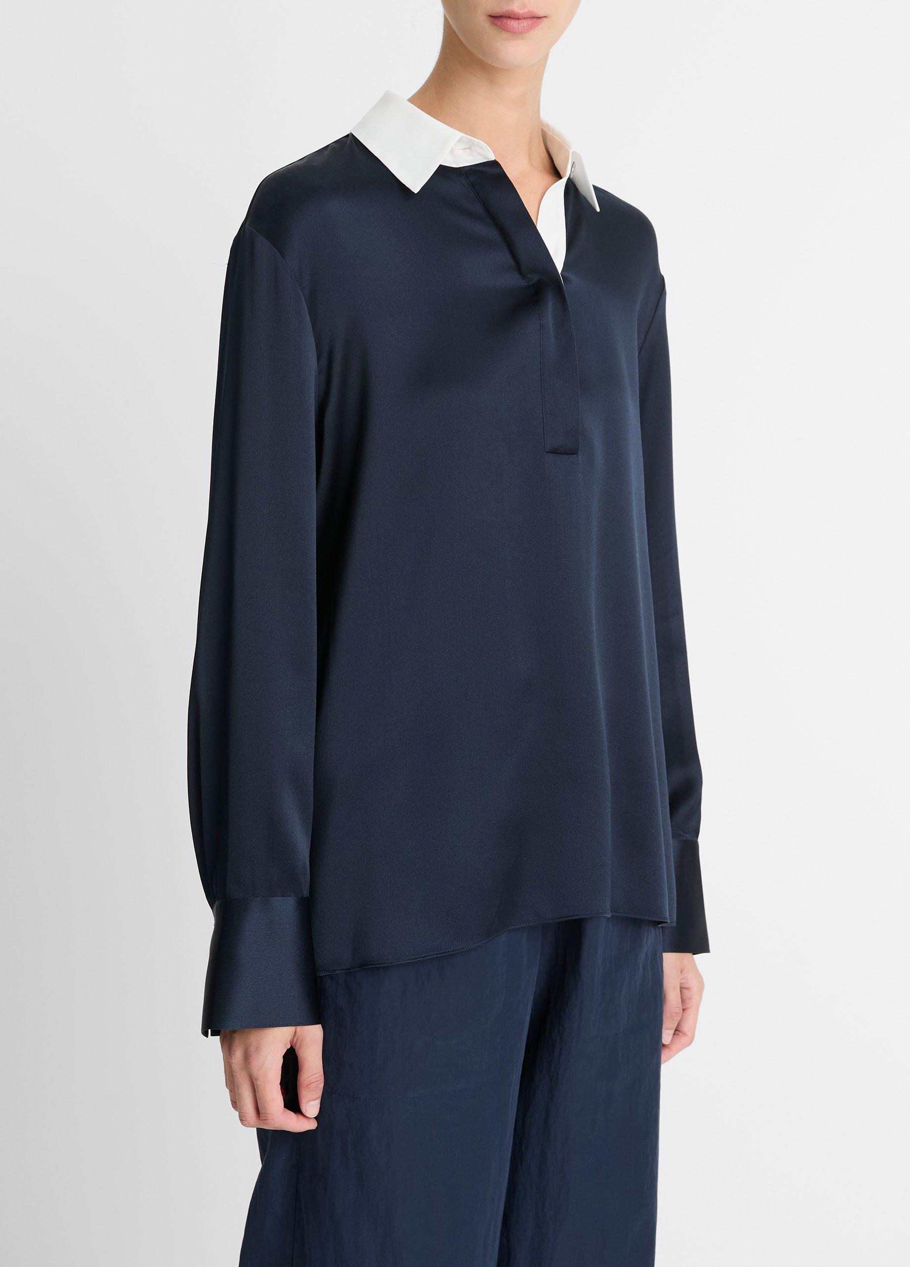 Silk Satin Rugby Shirt image number 2