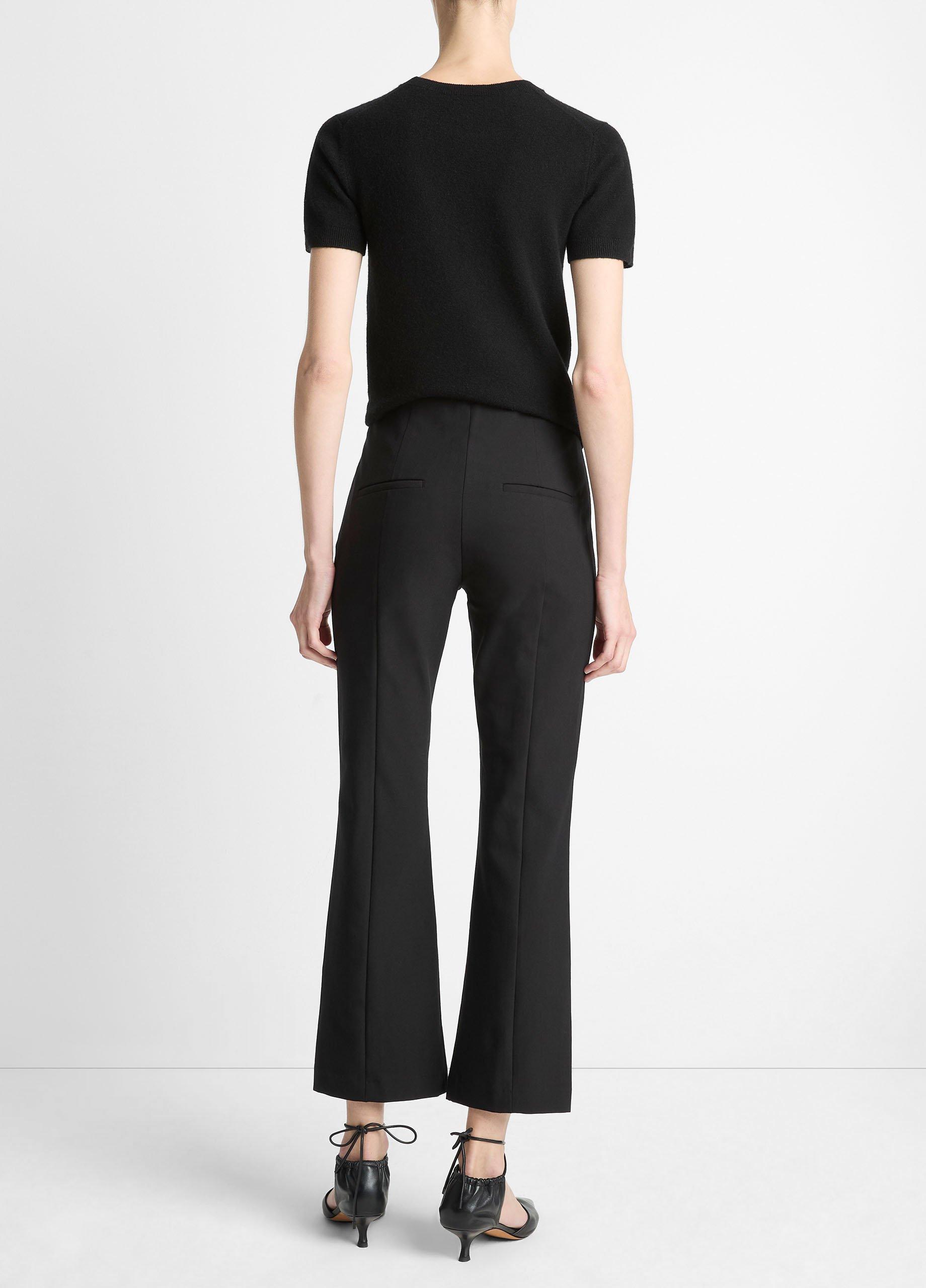 Niki Mid-Rise Pintuck Crop Flare Pant image number 2